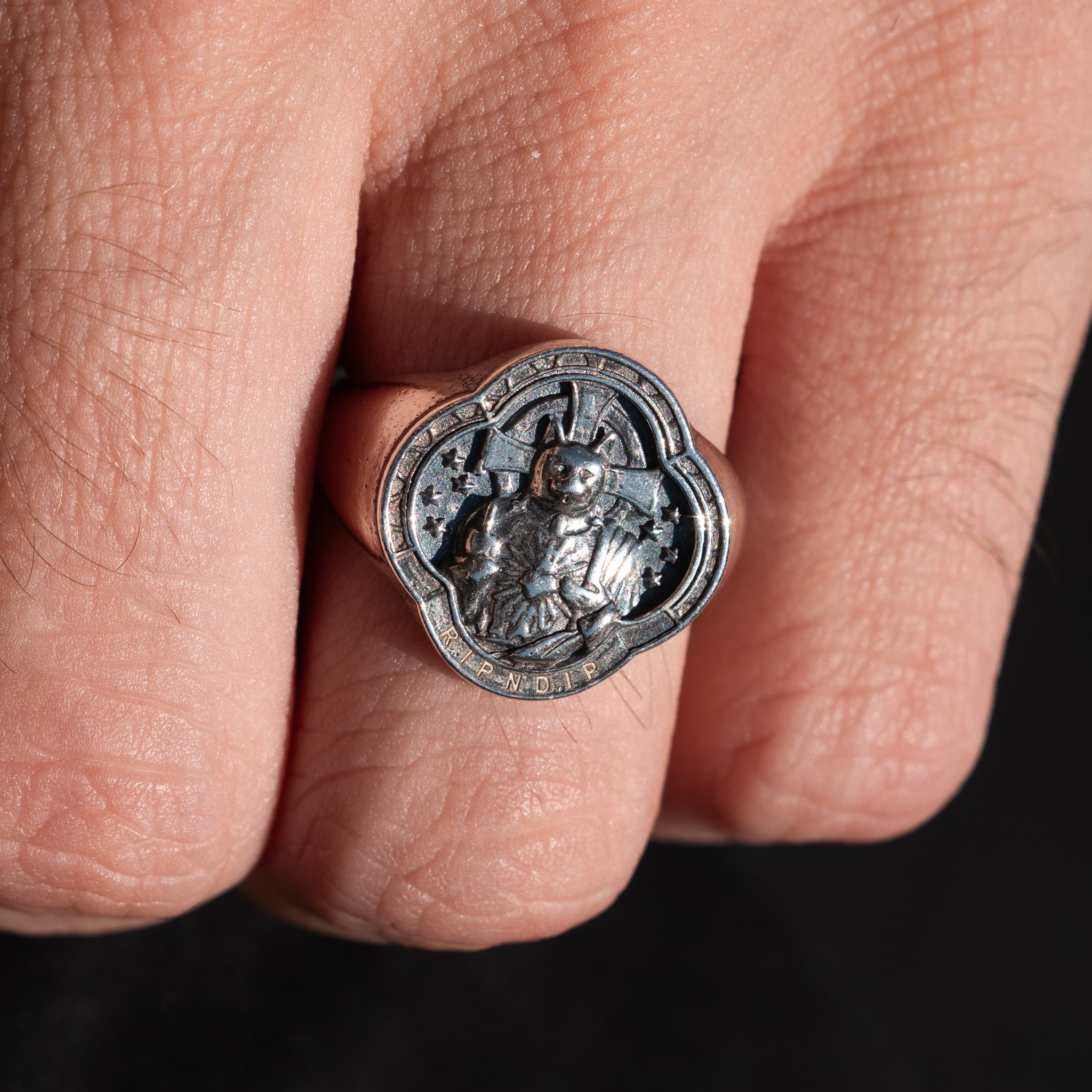 RIPNDIP Guadalupe Nerm Ring (Silver)