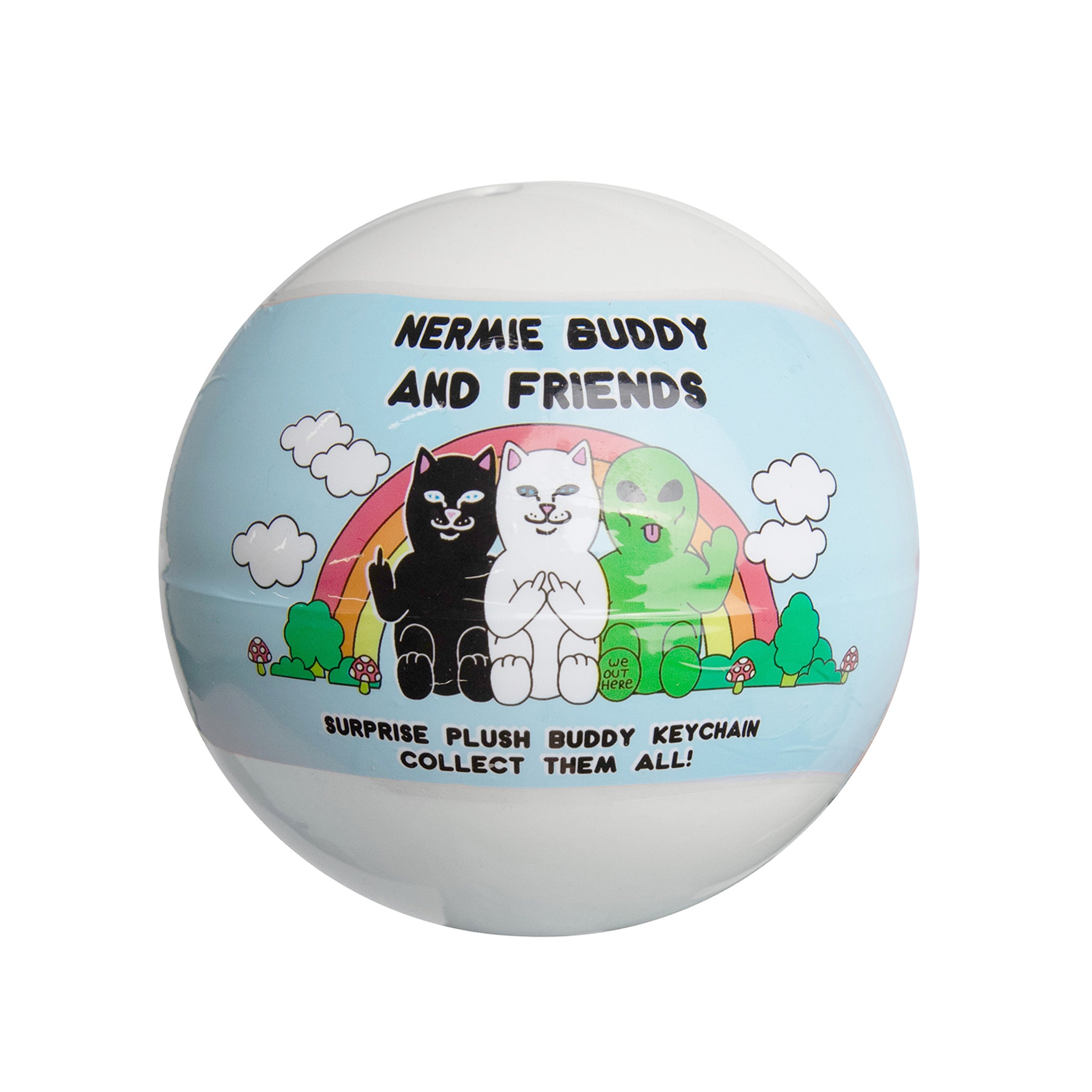 RIPNDIP Nermie Buddy And Friends Plush Keychains (Multi)