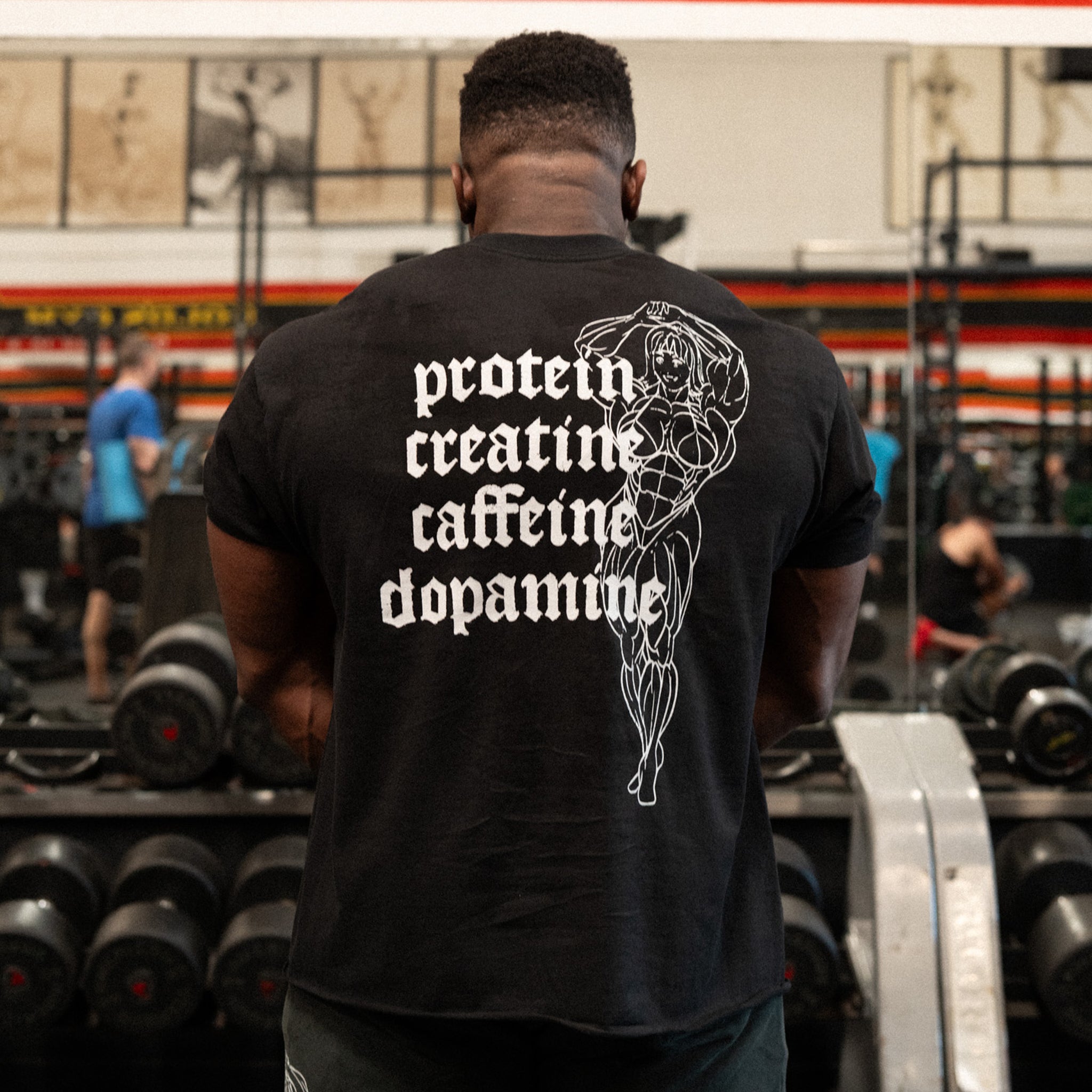 Protein Cropped Tee (Black)