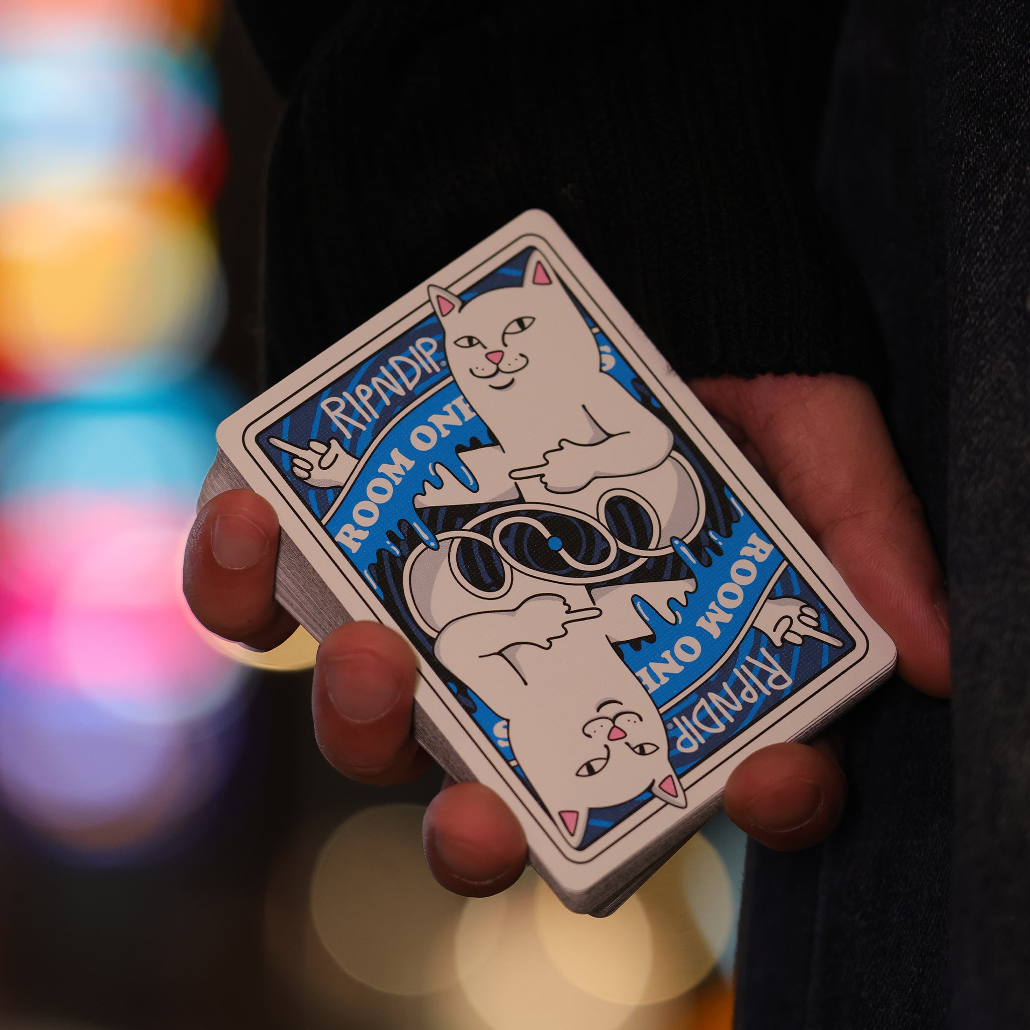 RIPNDIP Room One x RIPNDIP Playing Cards (Blue Lord Nermal)