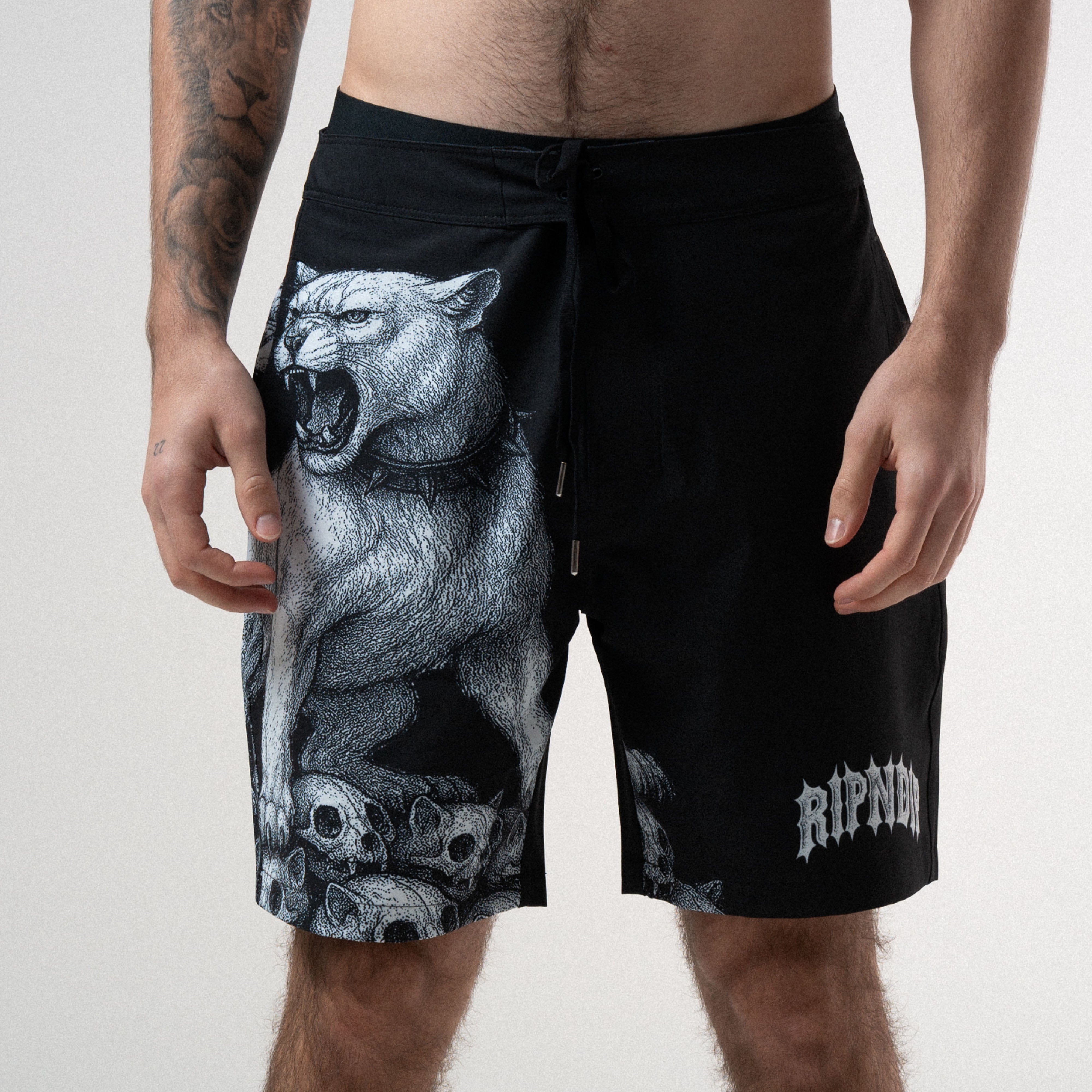 RIPNDIP Wasteland Swim Shorts (Black)