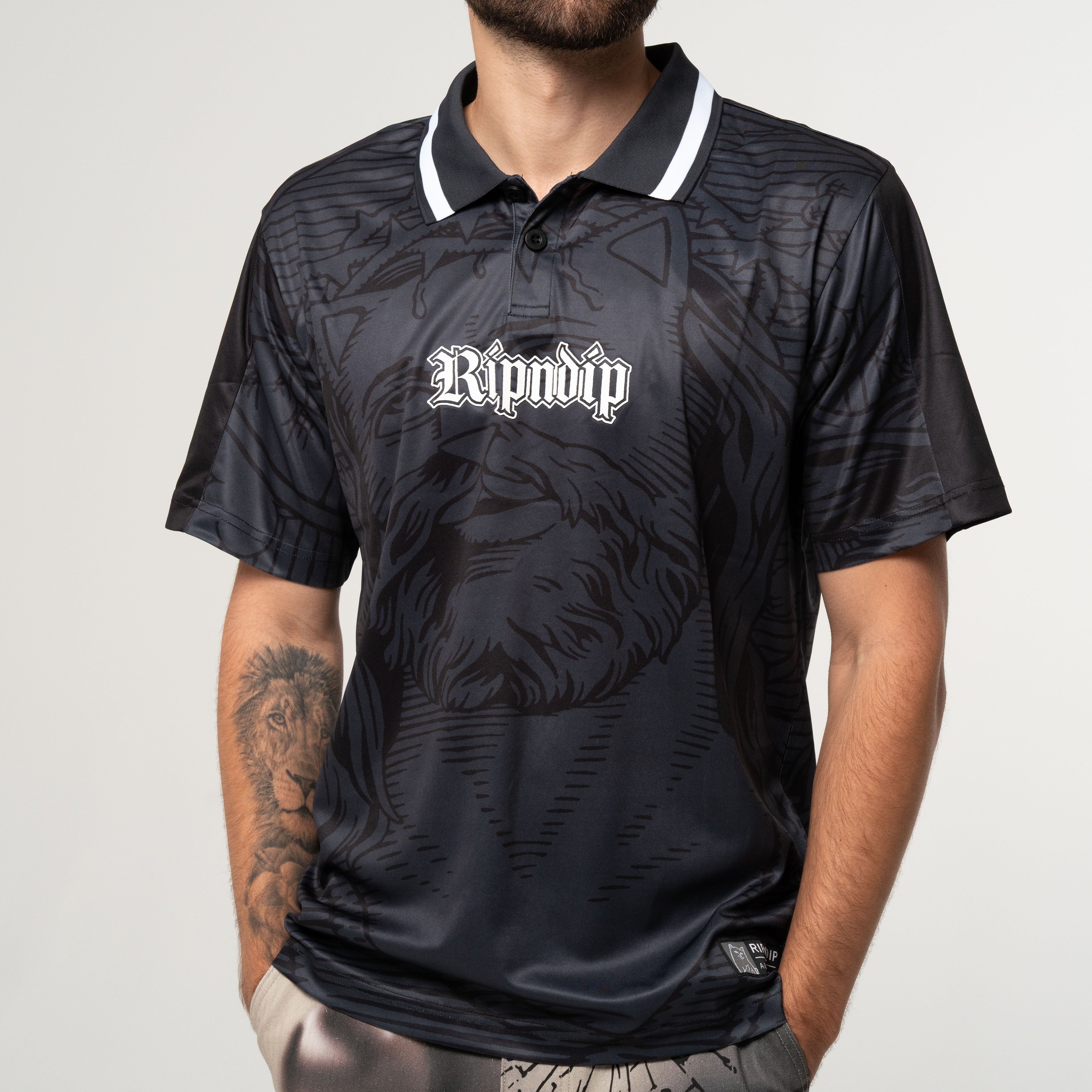 RIPNDIP Lord Savior Soccer Jersey (Black)