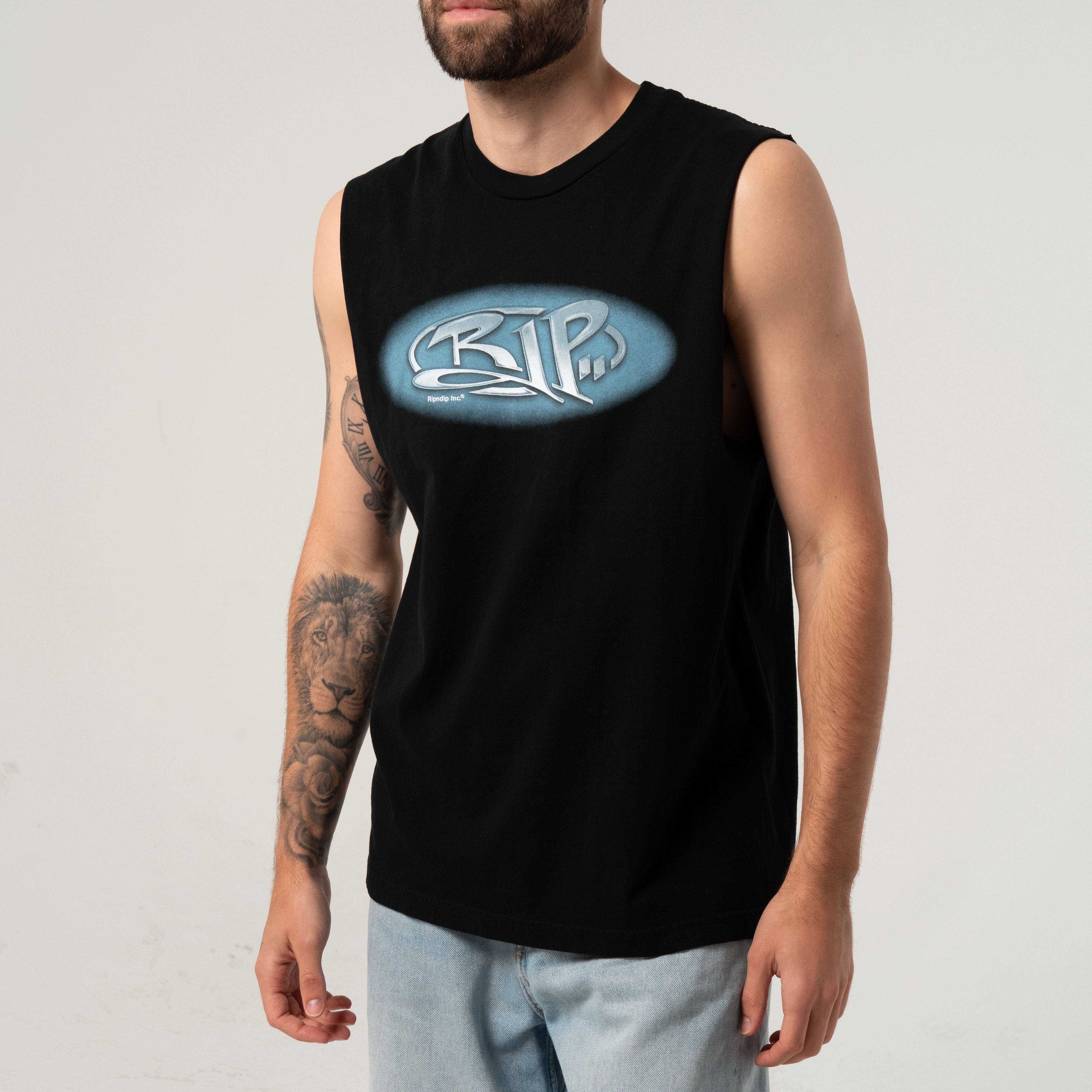 RIPNDIP Ripped Tank  (Black)