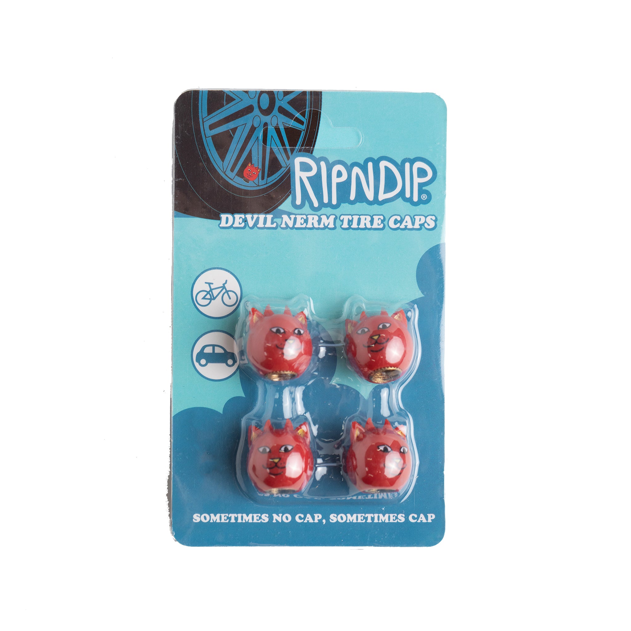 RIPNDIP Devil Nerm Tire Caps (Red)