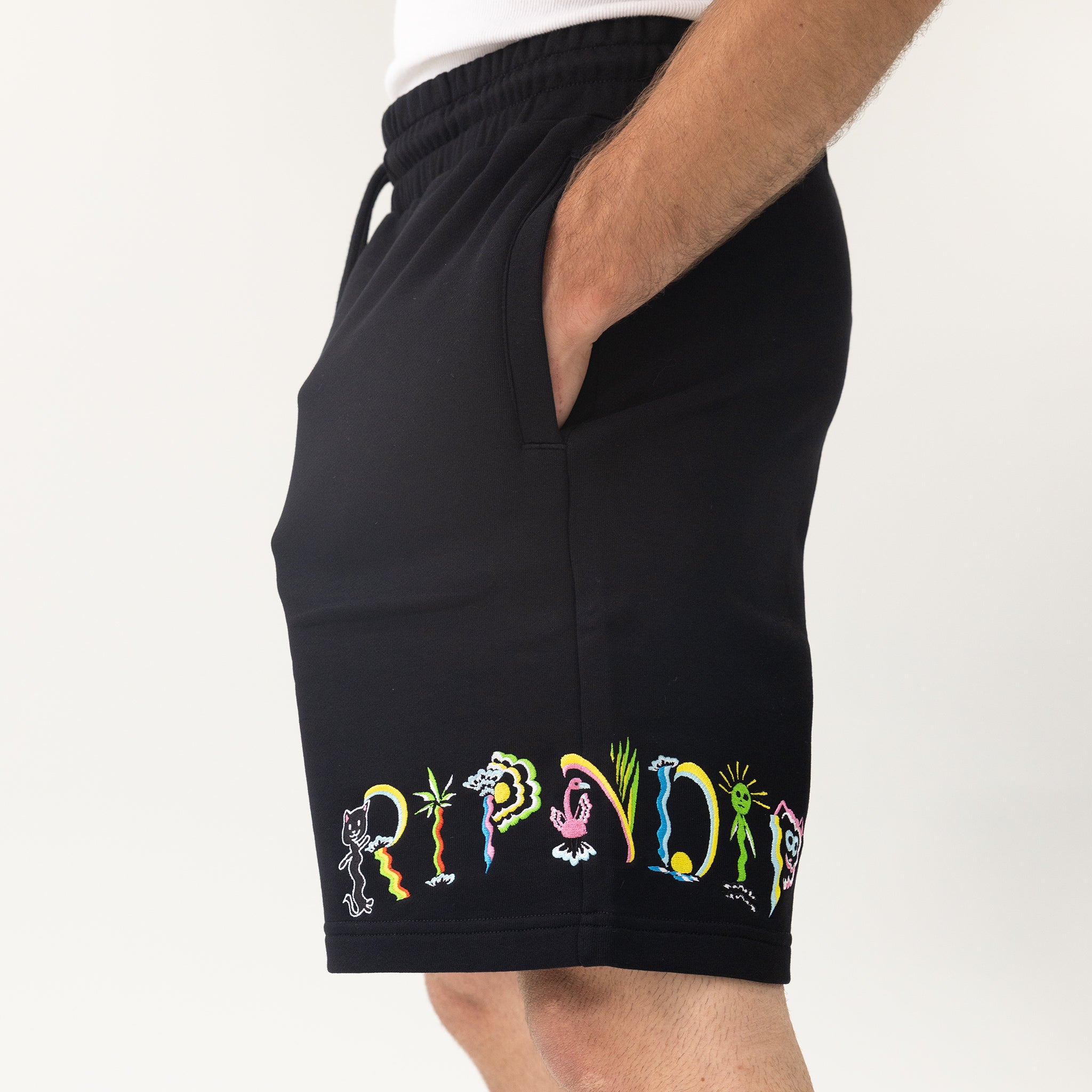 RIPNDIP Venice Sweatshorts (Black)