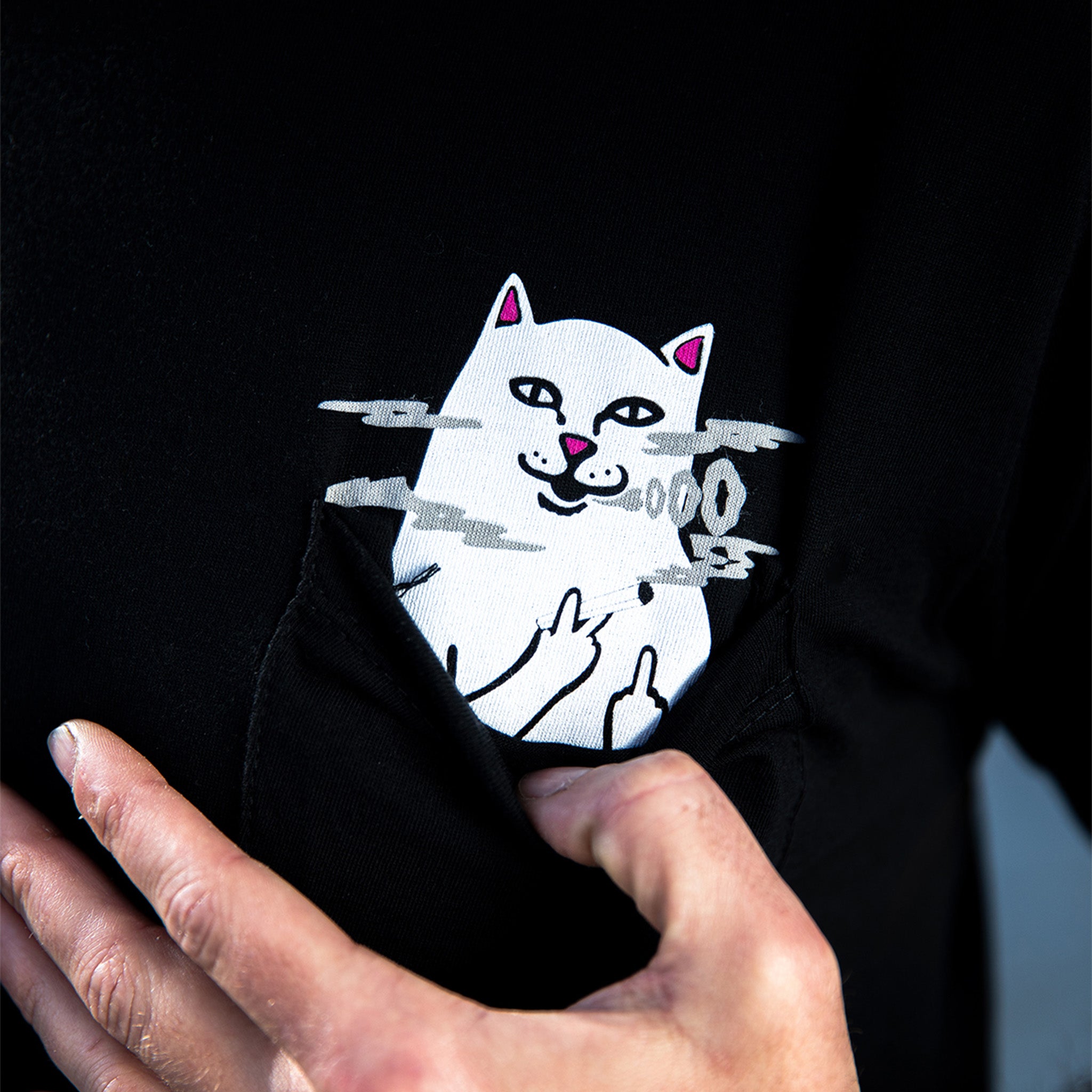 Lord Nermal Smokey Pocket Tee (Black) – RIPNDIP