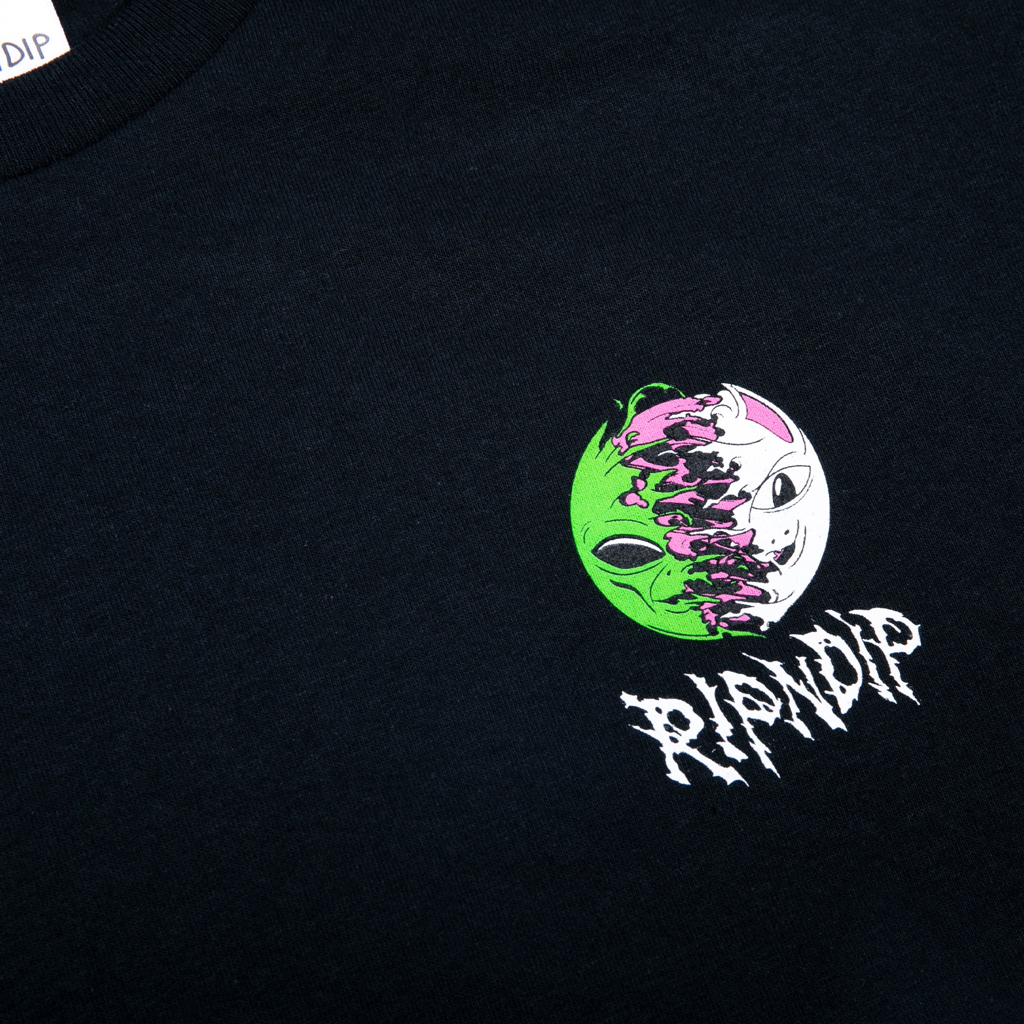 RIPNDIP Face Split Tee (Black)