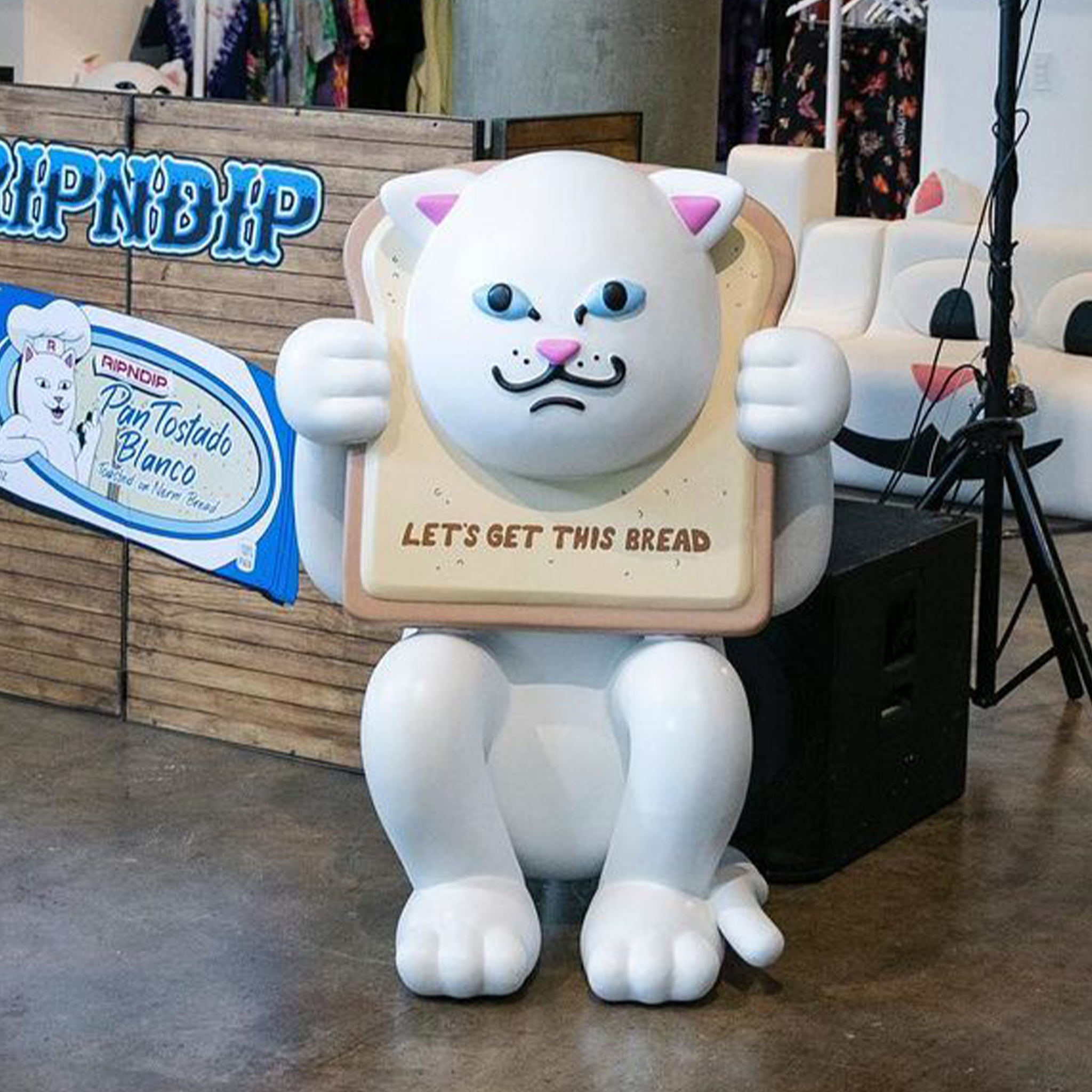 RIPNDIP Lets Get This Bread 4 Foot Figure