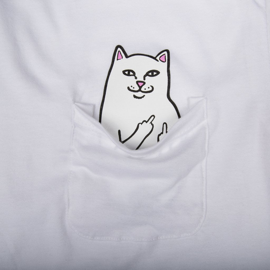 Ripndip - Lord Nermal Pocket Tee (White) – RIPNDIP