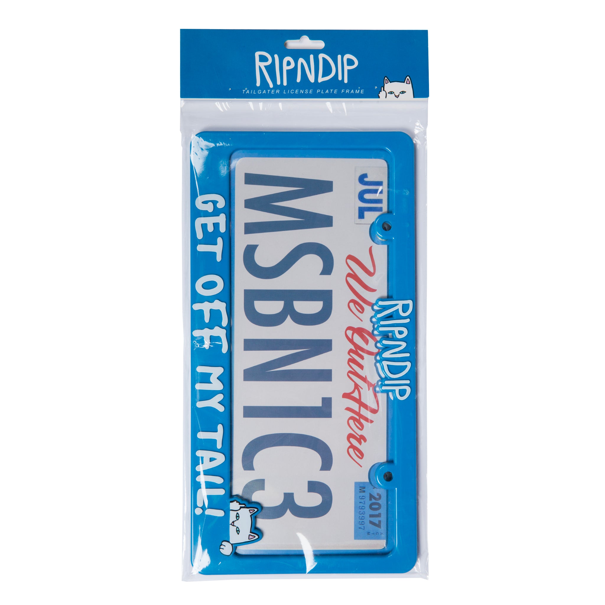 Tailgater License Plate Frame (Blue)