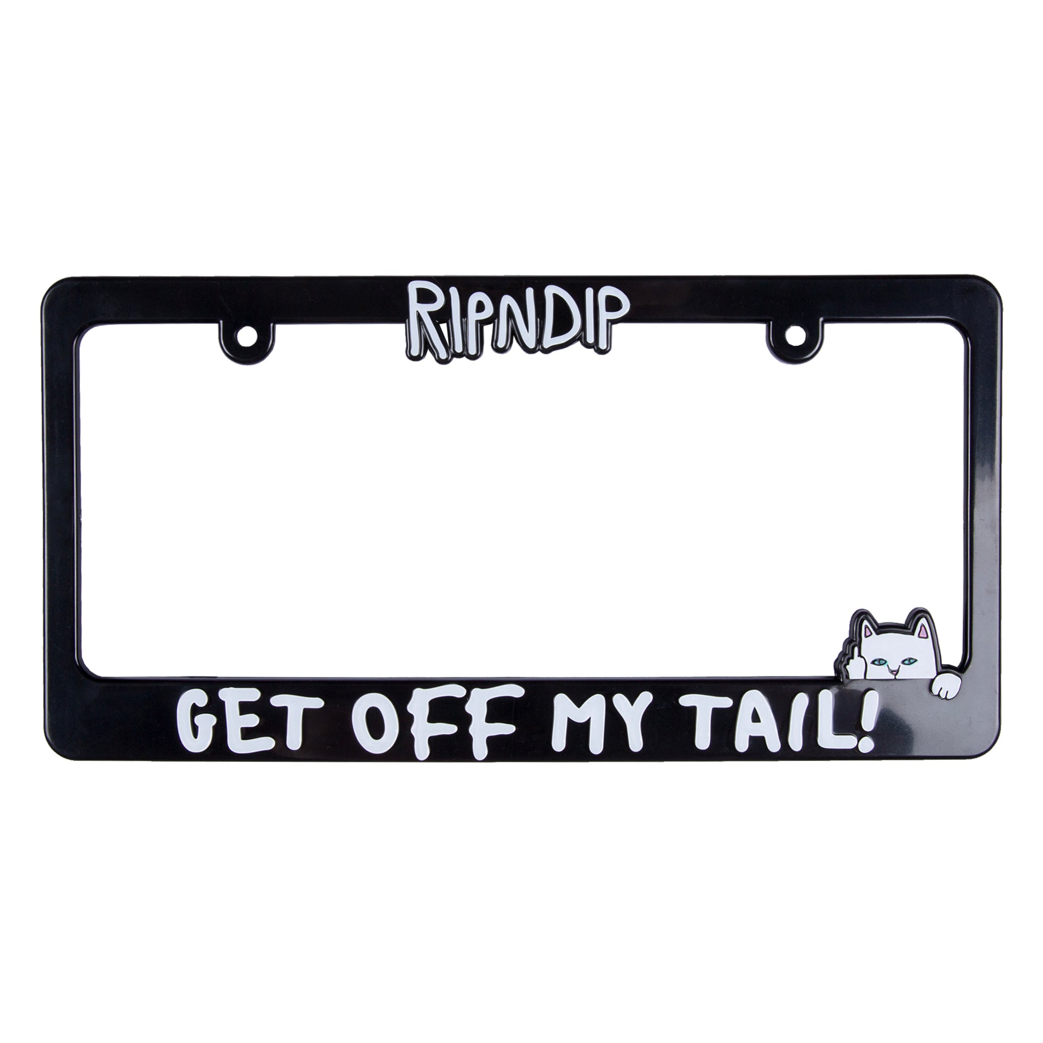 RipNDip Tailgate License Plate Frame (Black)