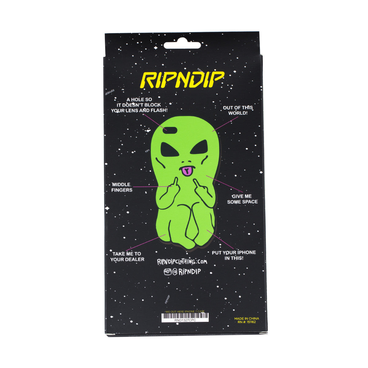 RipNDip We Out Here iPhone Case