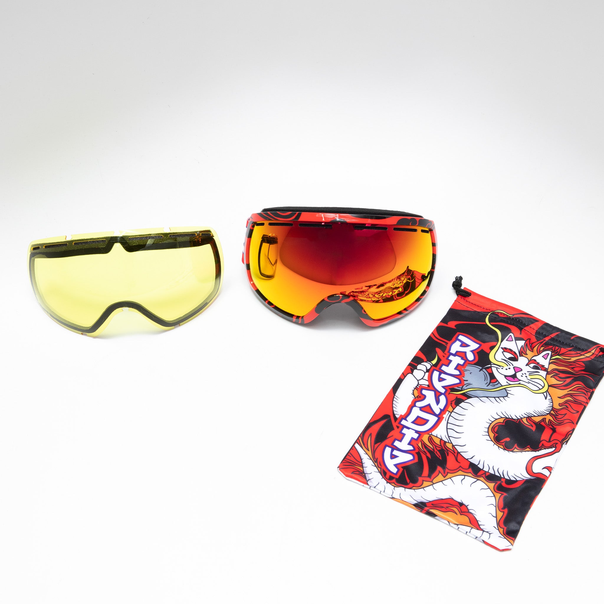 RIPNDIP Dragonerm Snow Goggles (Red)