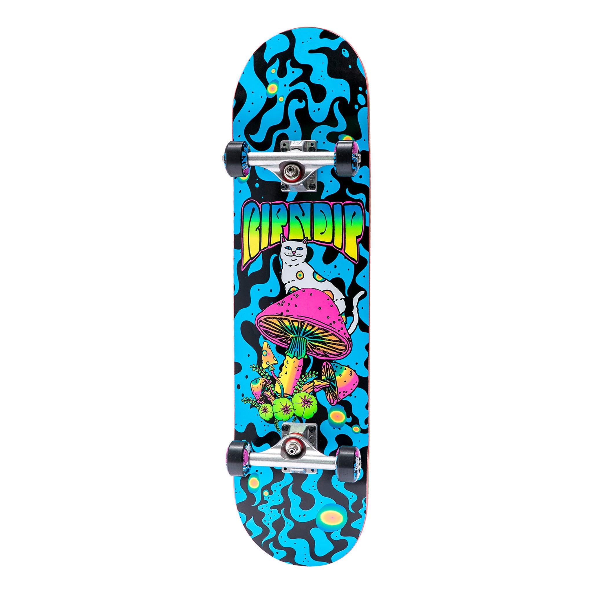 RIPNDIP Psychedelic Complete Skateboard (Blue)