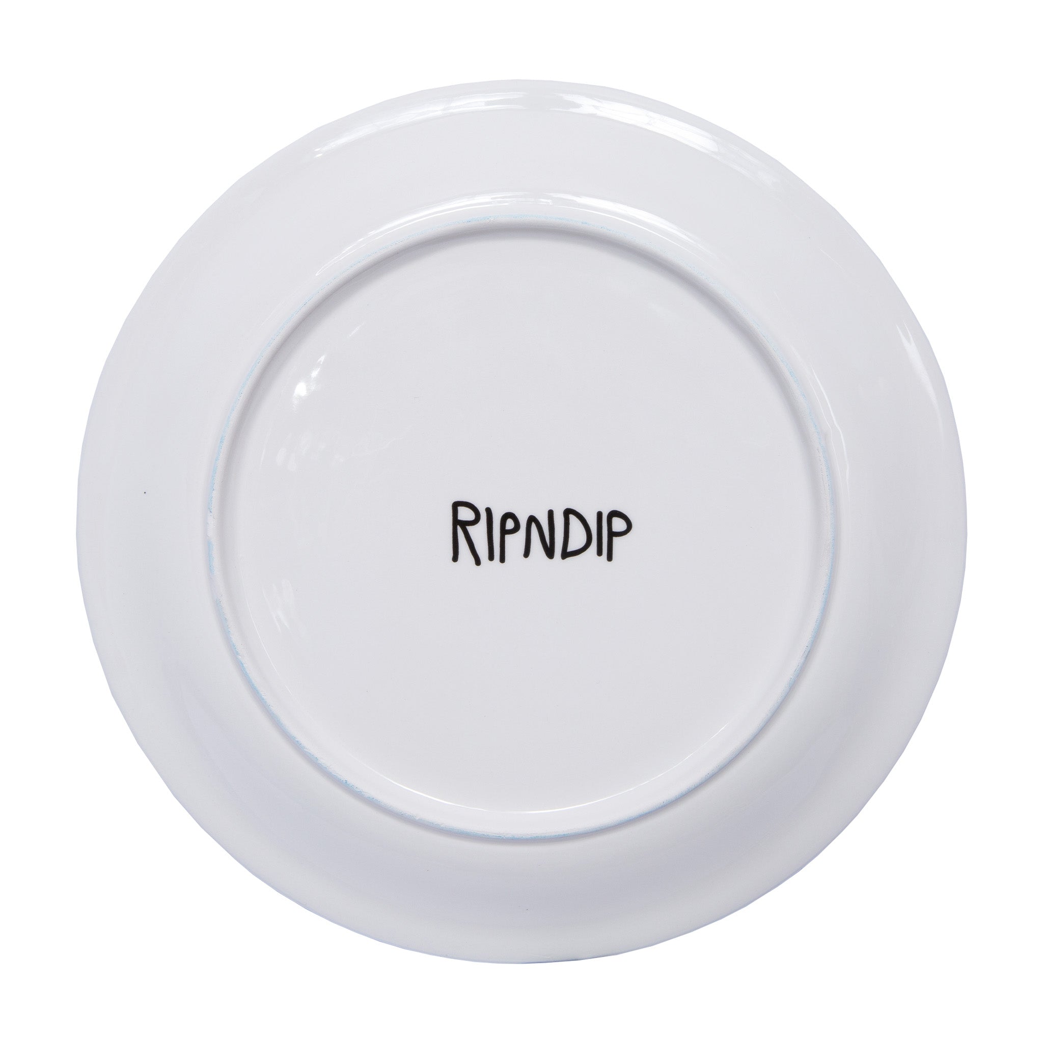 RipNDip Squished Nerm Ceramic Plate (White)