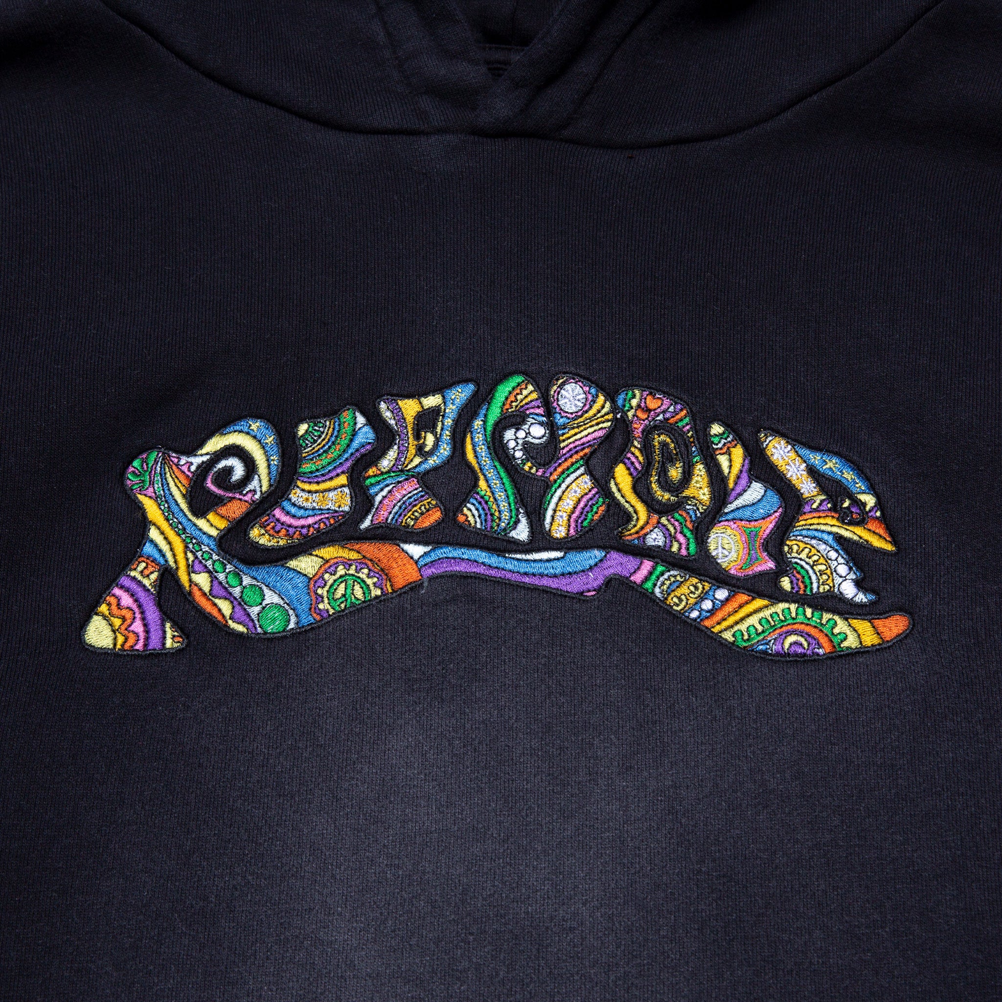RipNDip Tribe Embroidered Hoodie (Faded Black)