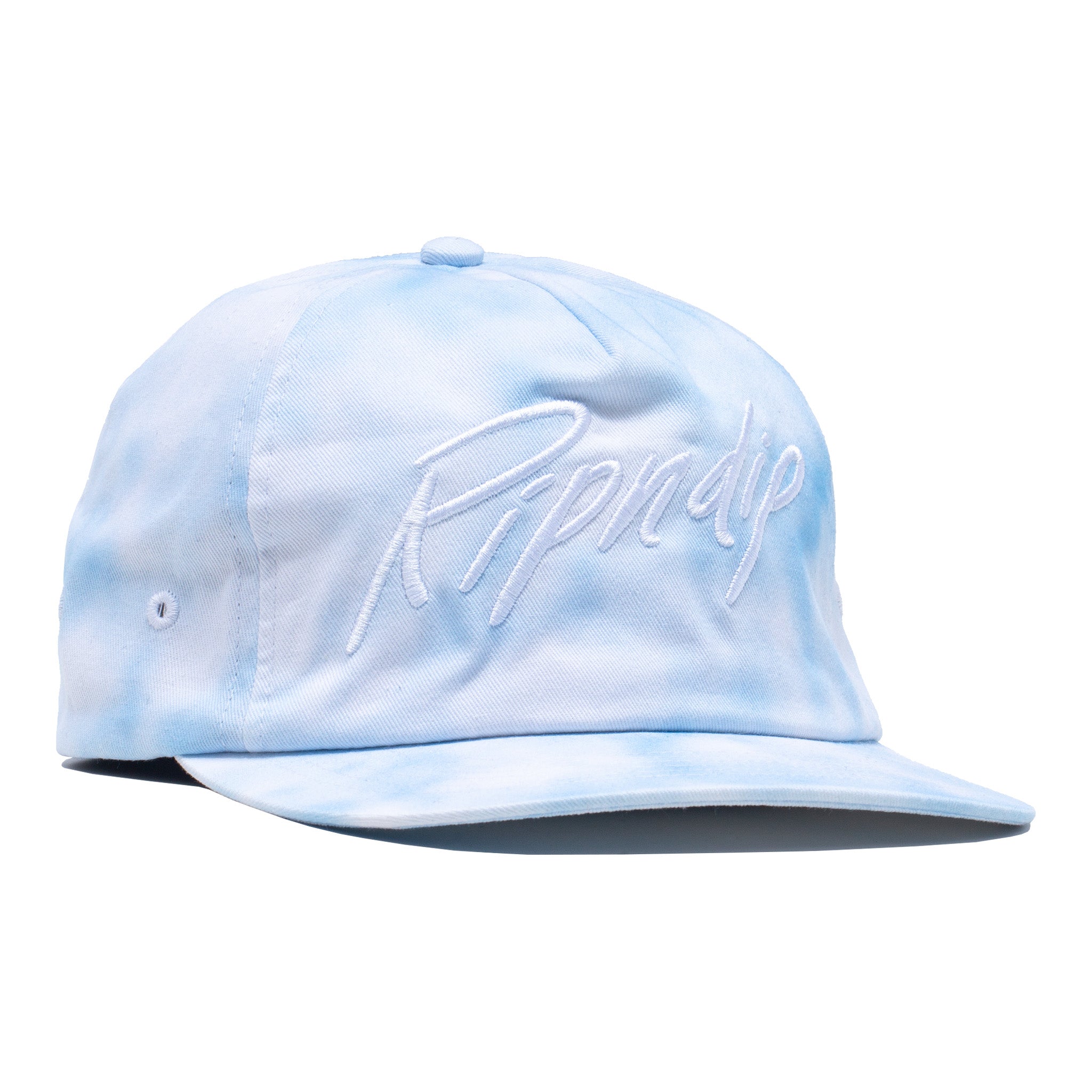 RIPNDIP Not Today Strapback (Light Blue Tie Dye)