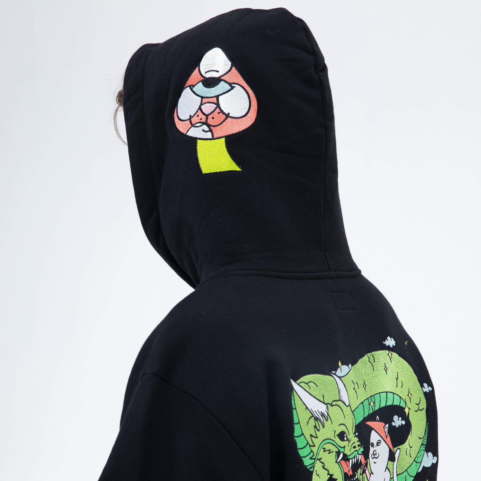 RIPNDIP Sensai Embroidered Hoodie (Black)