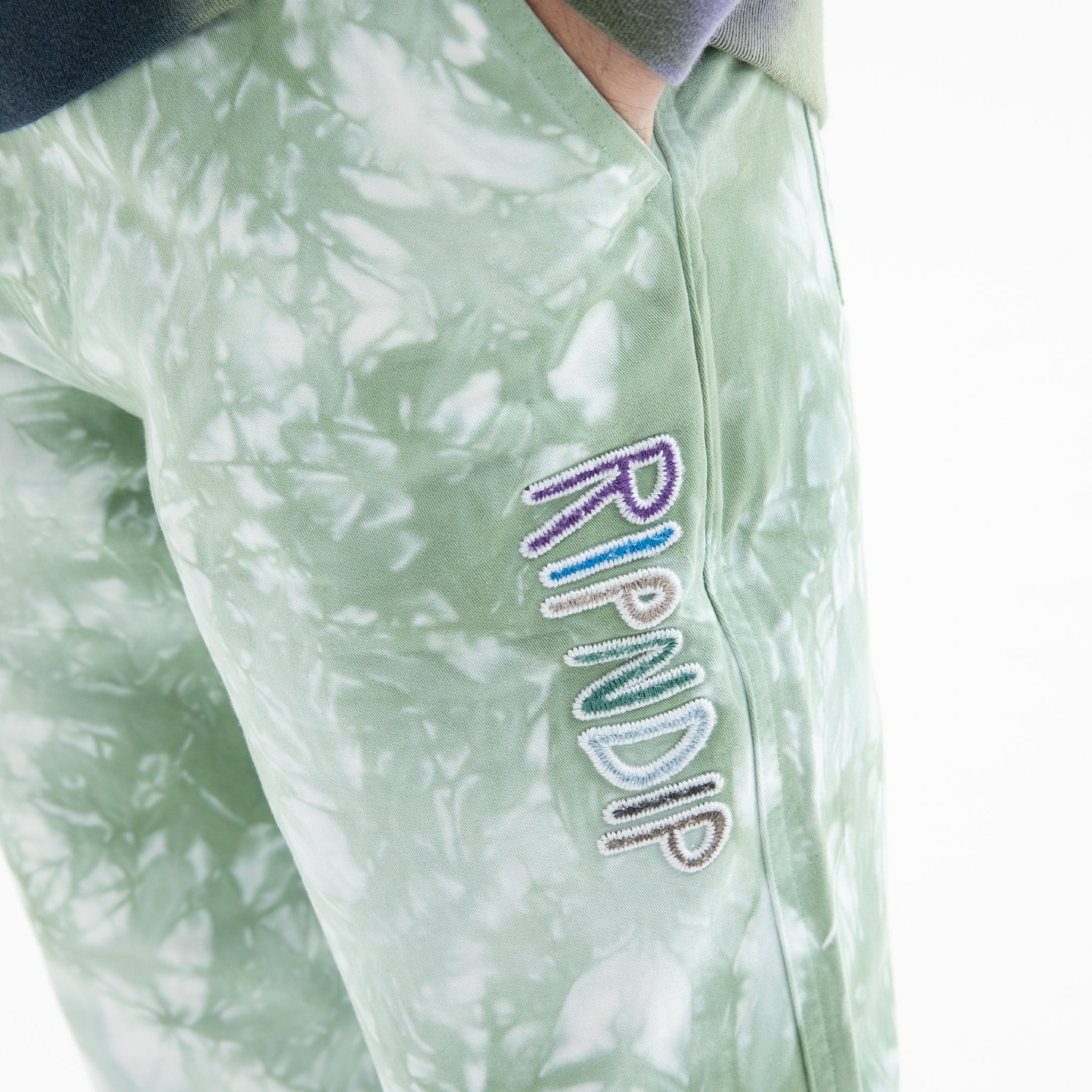 RIPNDIP OG Prisma Twill Pants (Pine Tie Dye)