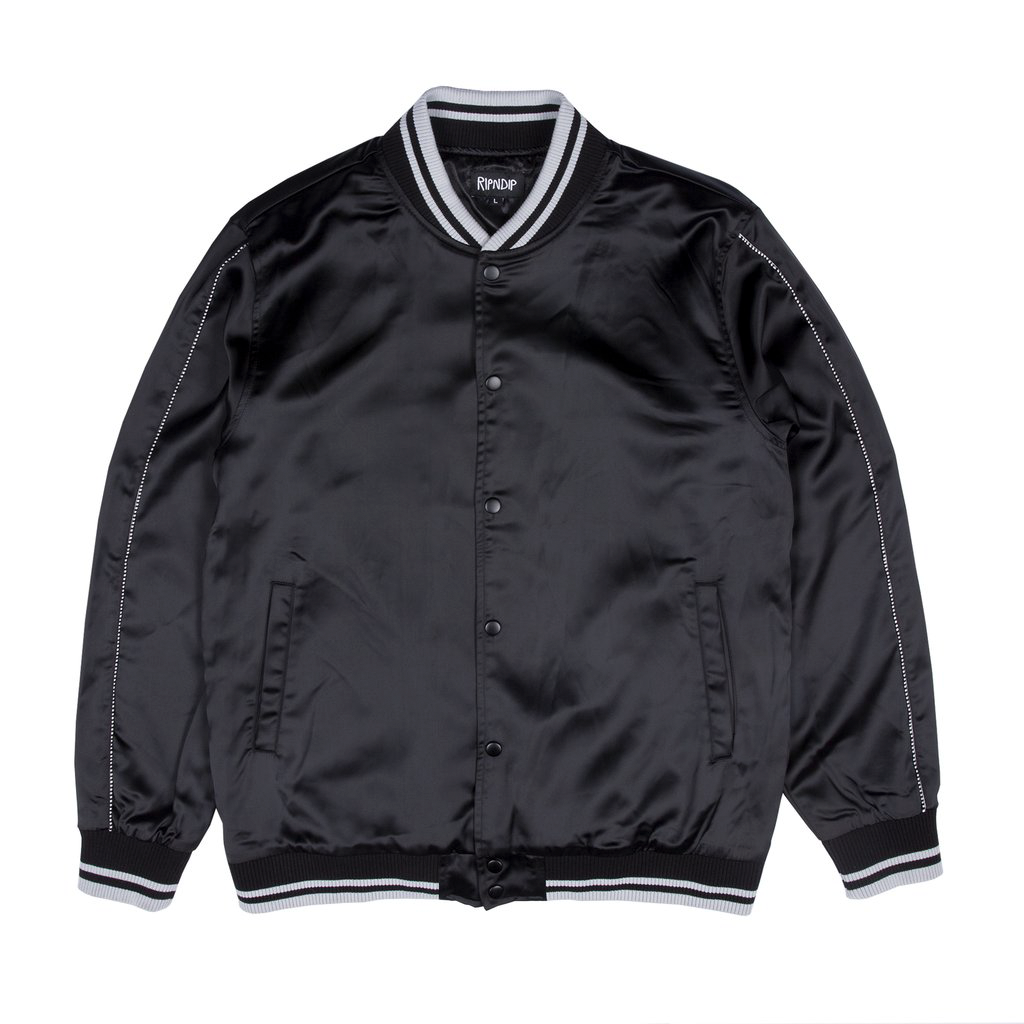 RipNDip Share Some Love Satin Jacket (Black)