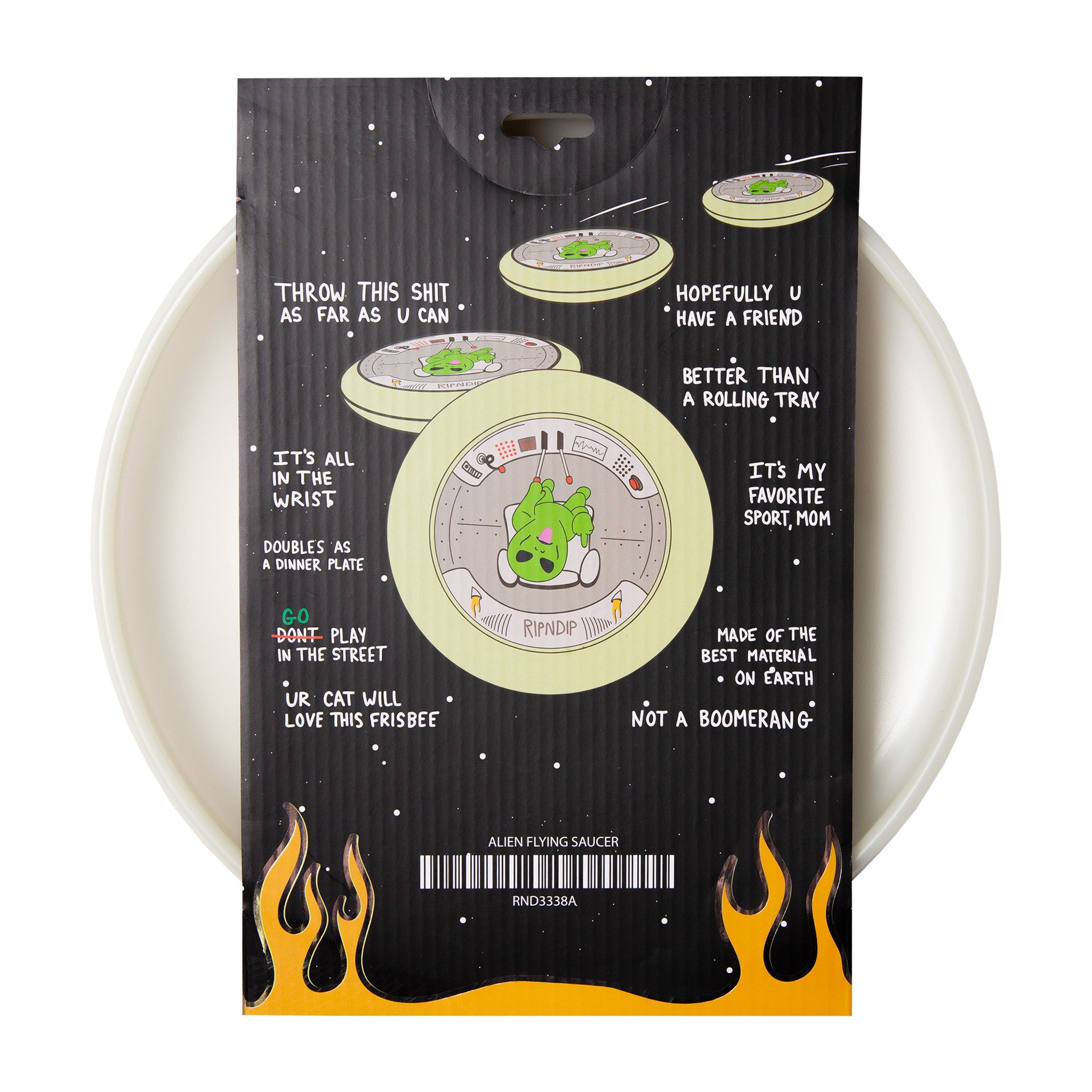 RipNDip Phone This Glow In The Dark Flying Disk