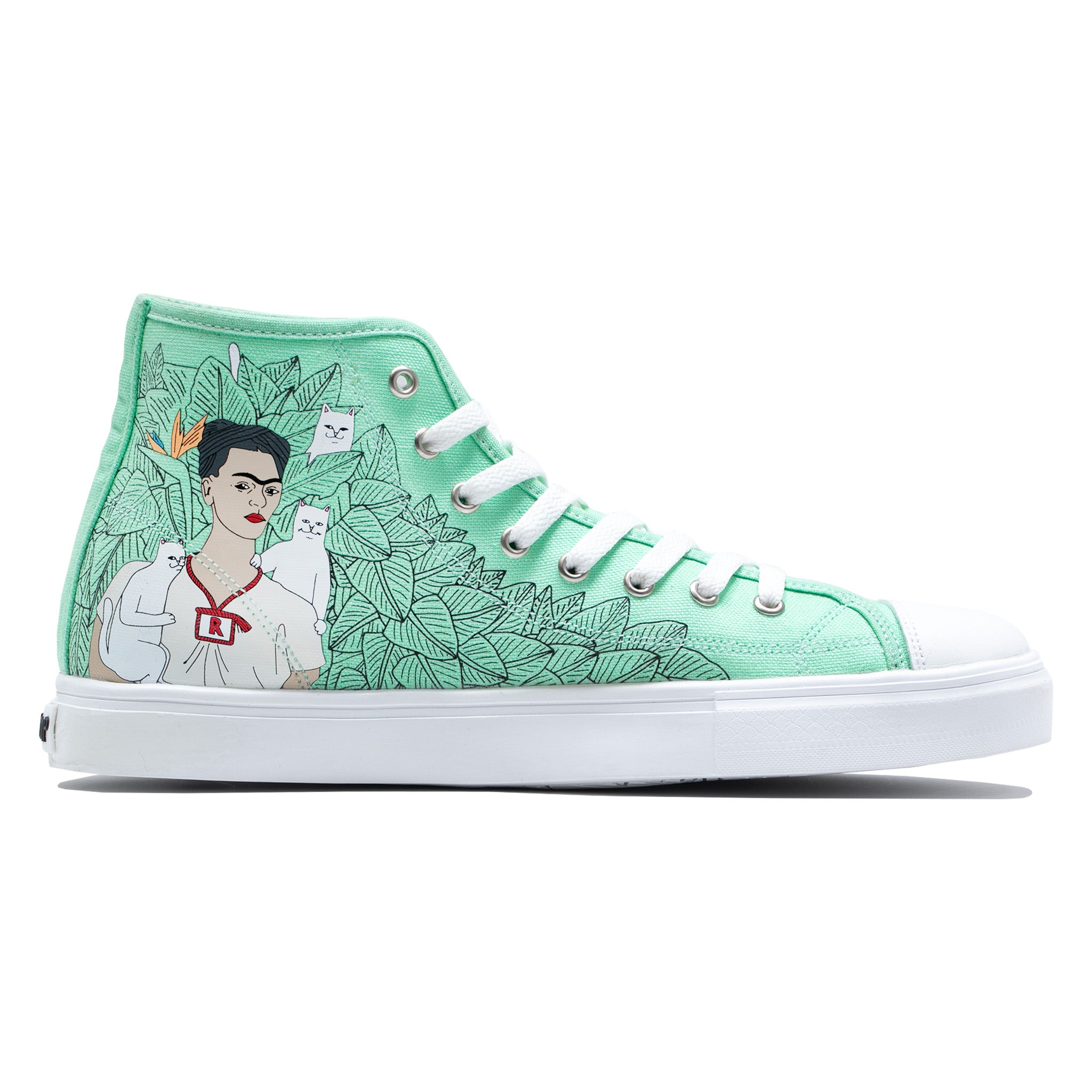Nermal Portrait High Tops (Mint) – RIPNDIP - Main Image