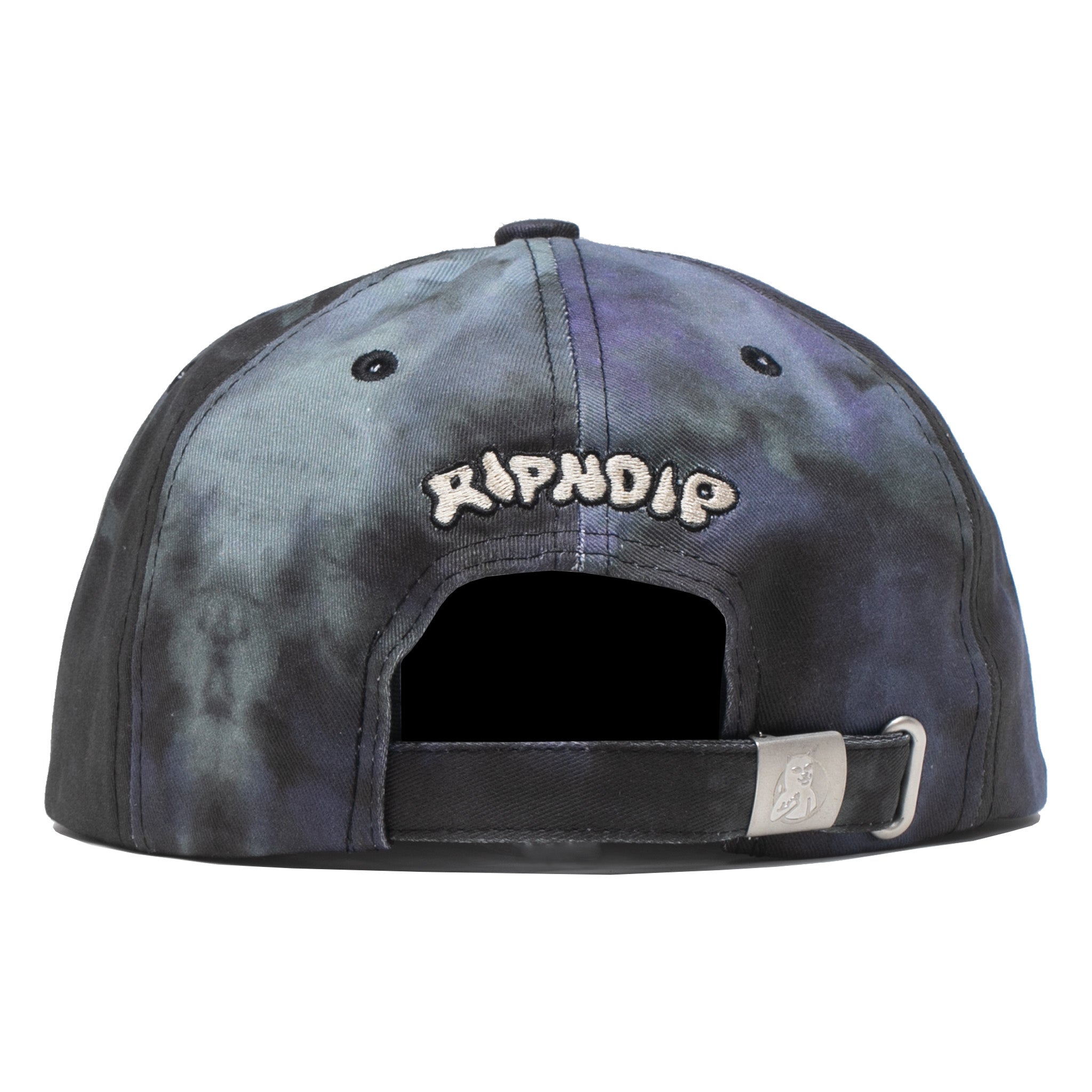 RIPNDIP Lifes A Trip 6 Panel Hat (Black/Sage/ Dark Slate Tie Dye)