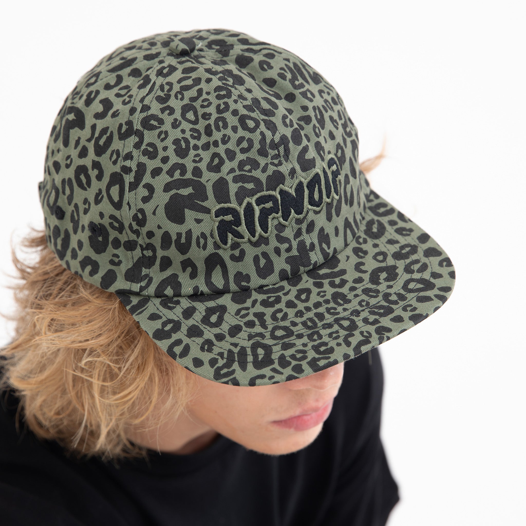 RipNDip Spotted 6 Panel Strapback (Olive)