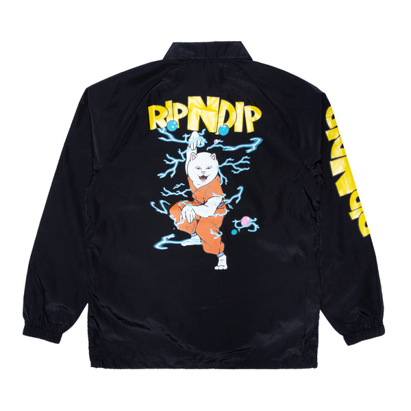 Ripndip Super Sanerm Coaches Jacket Black L コーチジャケット Holiday21-