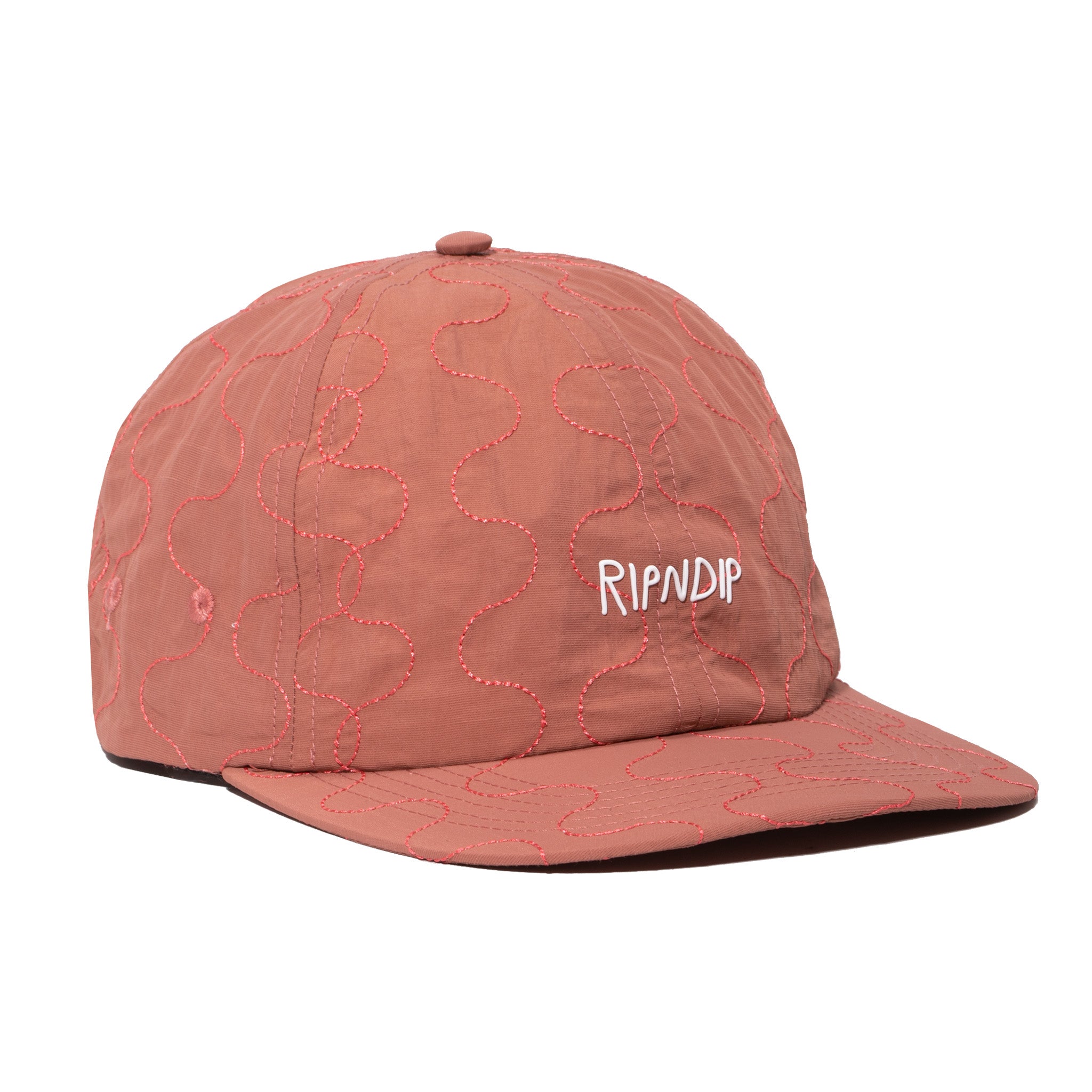 Shmoody 6 Panel Quilted Strapback (Clay)