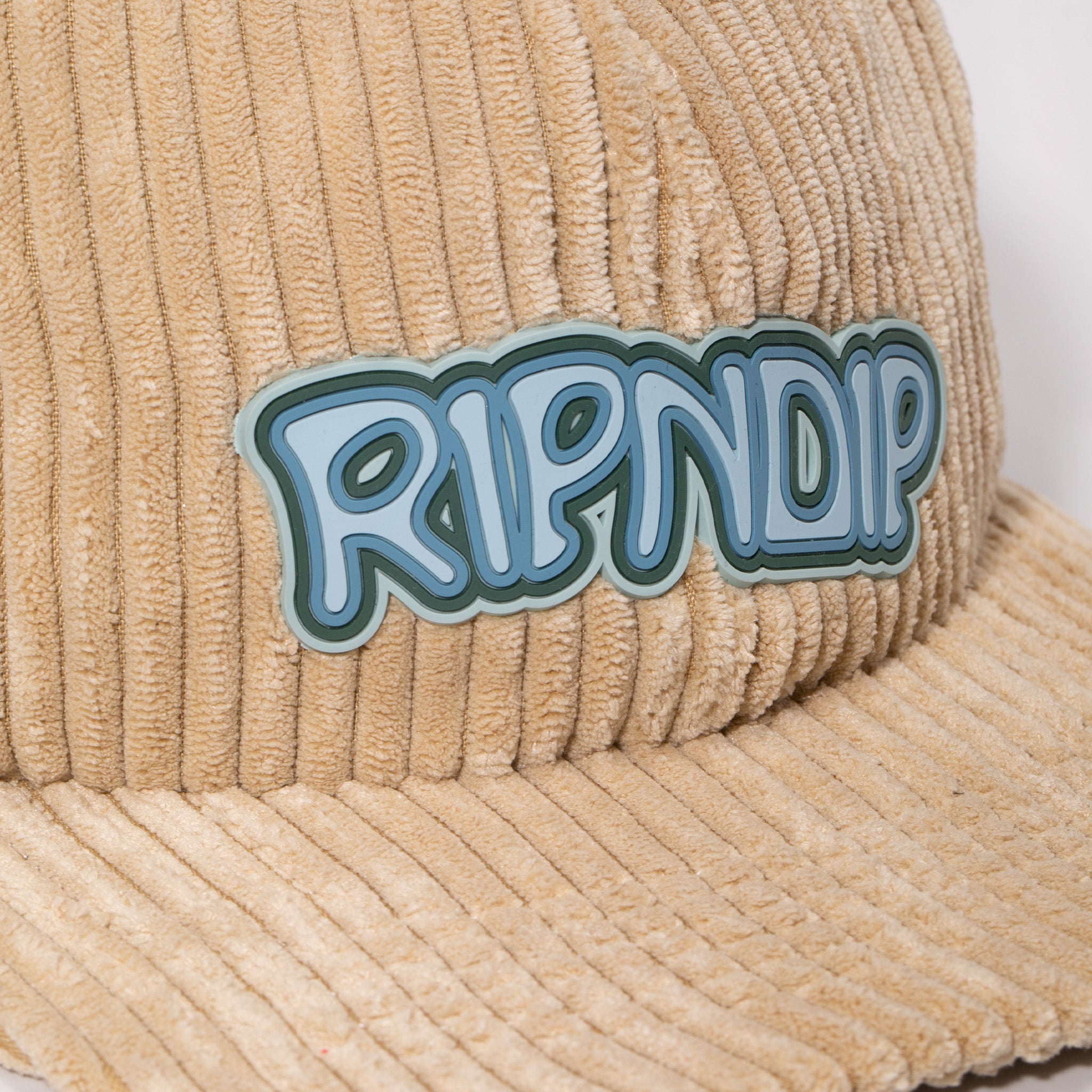 RipNDip Intertwined 6 Panel Corduroy Strapback (Khaki)