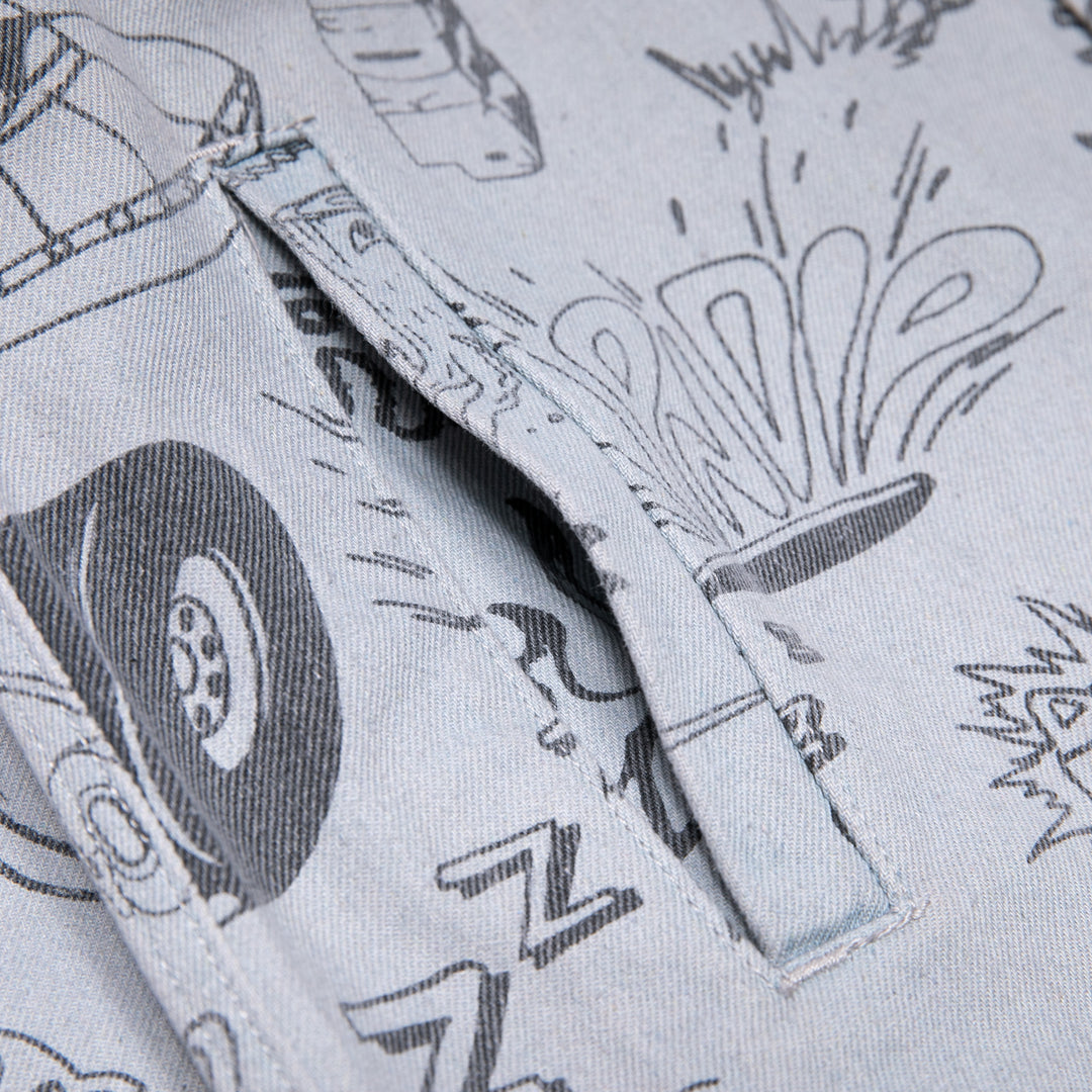 Sharpie Denim Jacket (Light Denim Wash) RIPNDIP