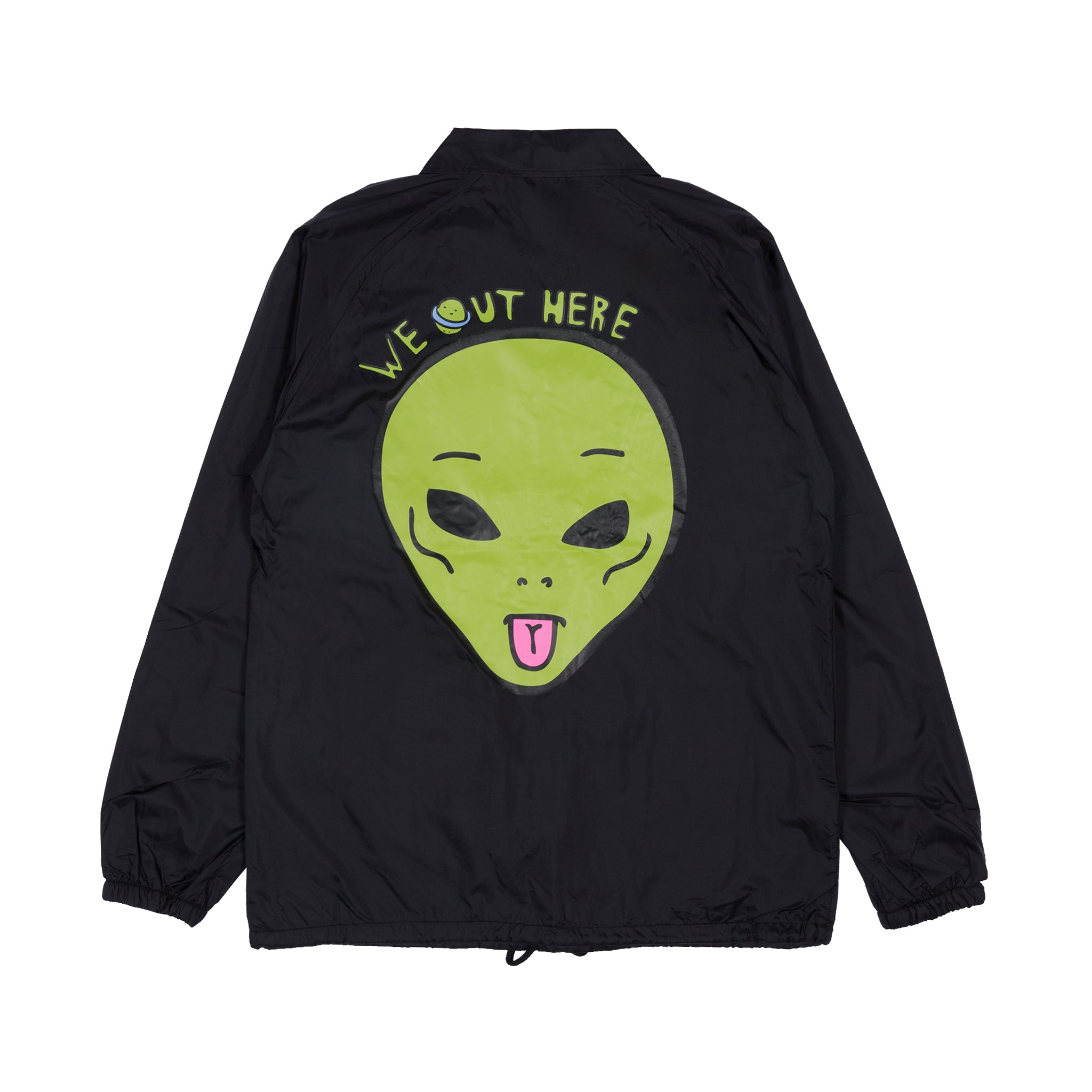 RipNDip We Out Here Coaches Jacket (Black)