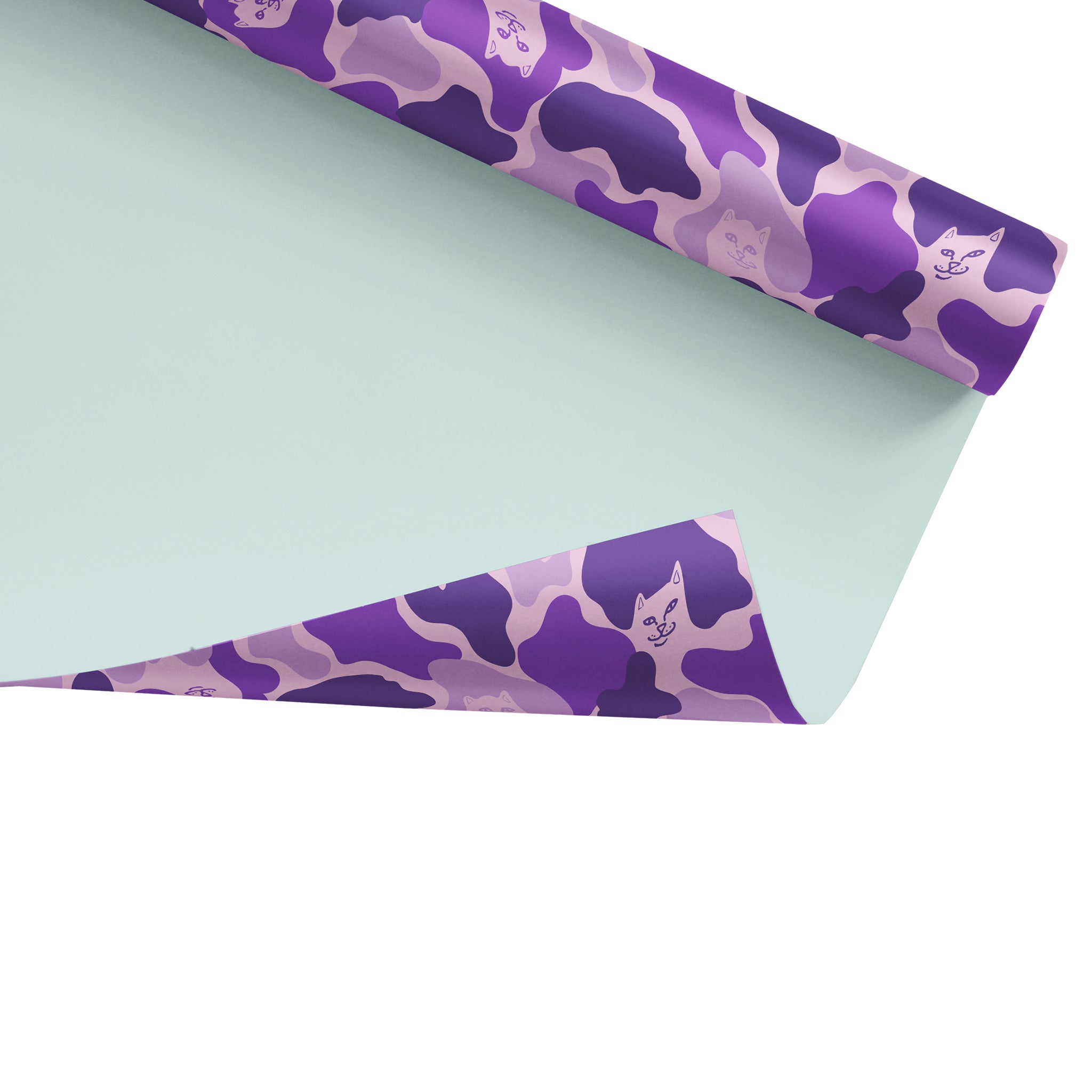 RipNDip Nermal Camo Wrapping Paper (Purple Camo)