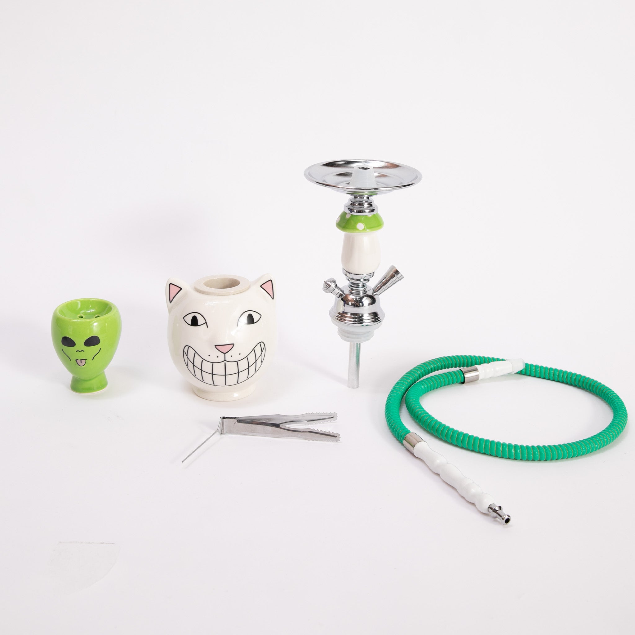 RIPNDIP Psychedelic Garden Hookah Set (White)