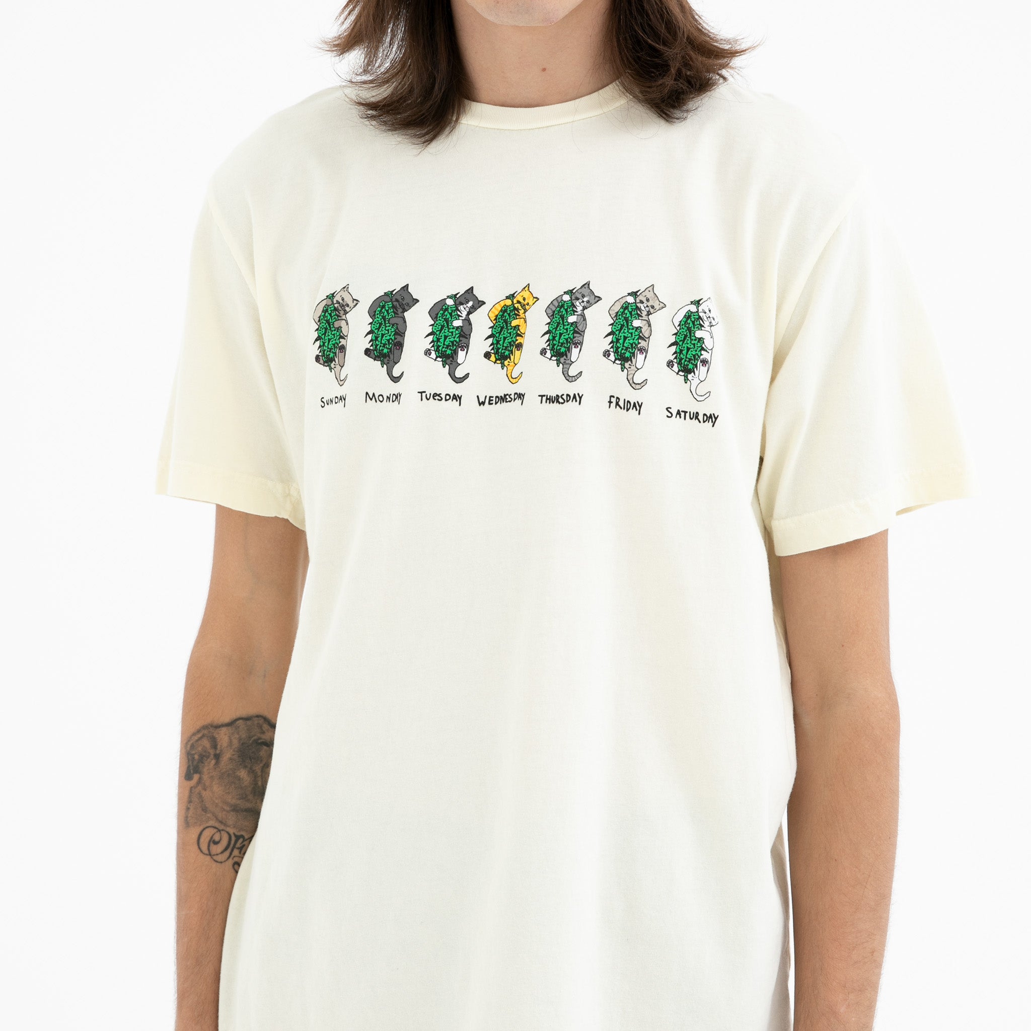 Days Of The Week Tee (Natural)