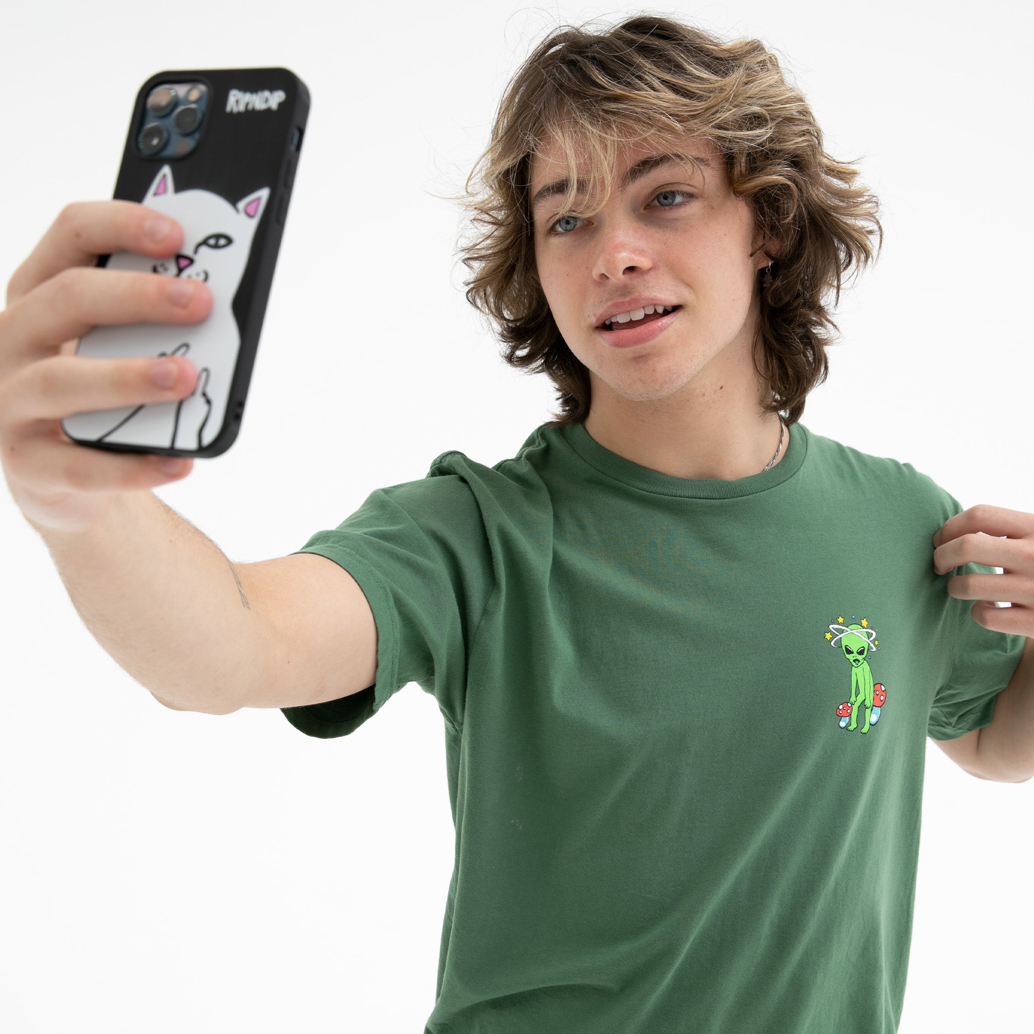 RIPNDIP Lord Nermal Iphone Case - 12/13 (Black)