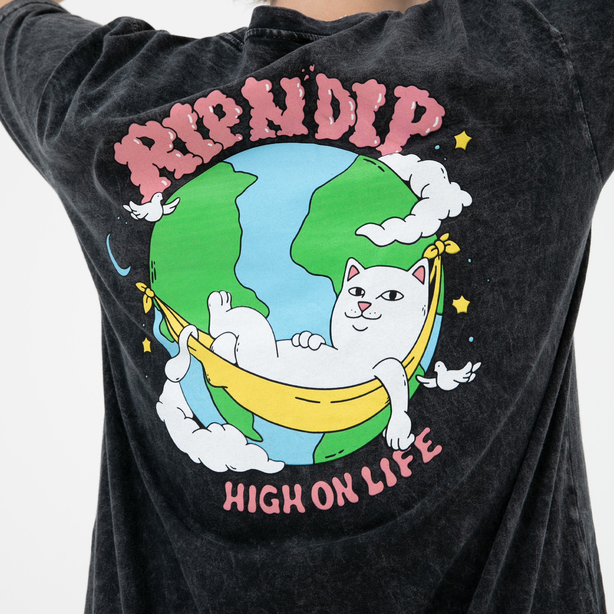 High On Life Tee (Black Mineral Wash)