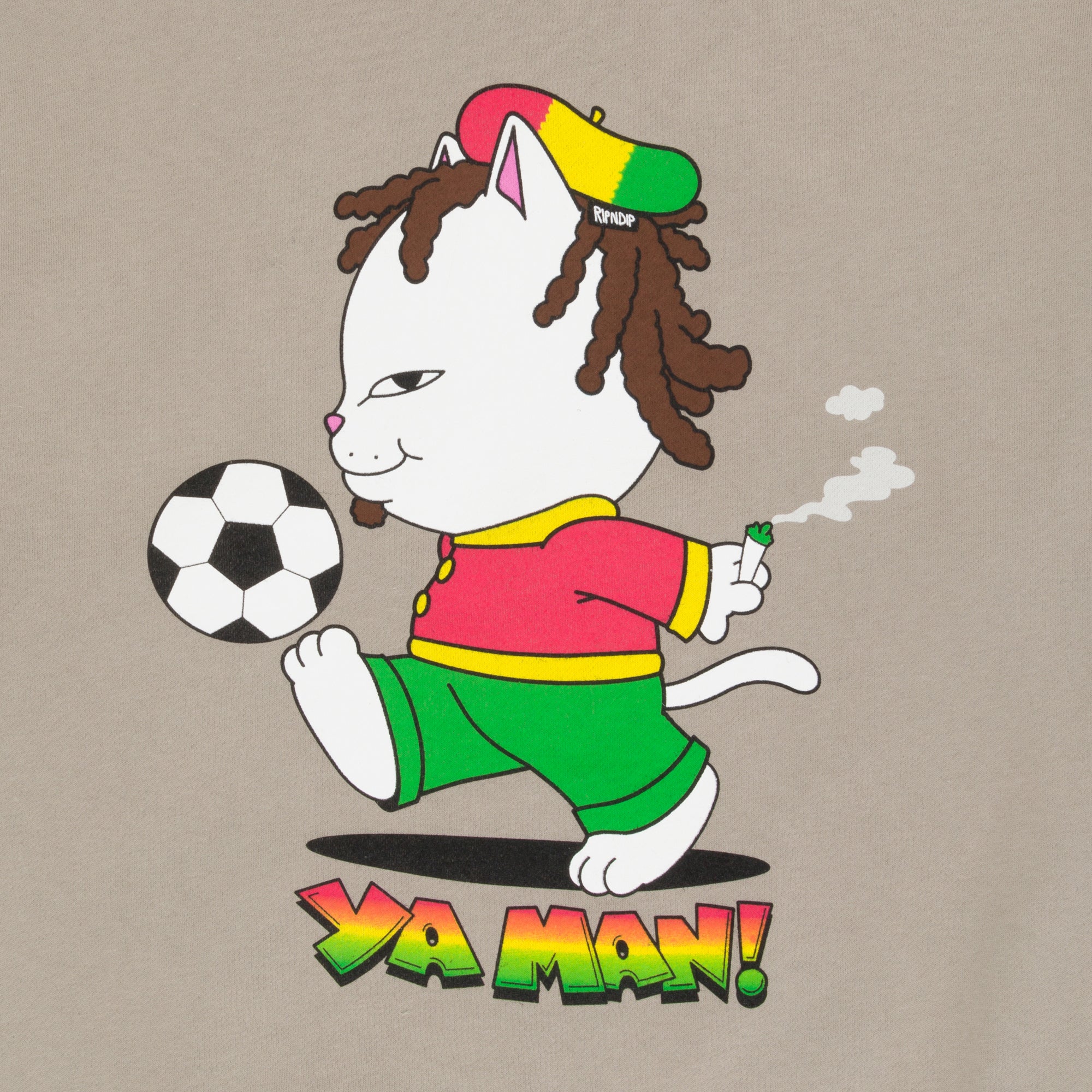 RIPNDIP Ya Man! Hoodie (Cement)