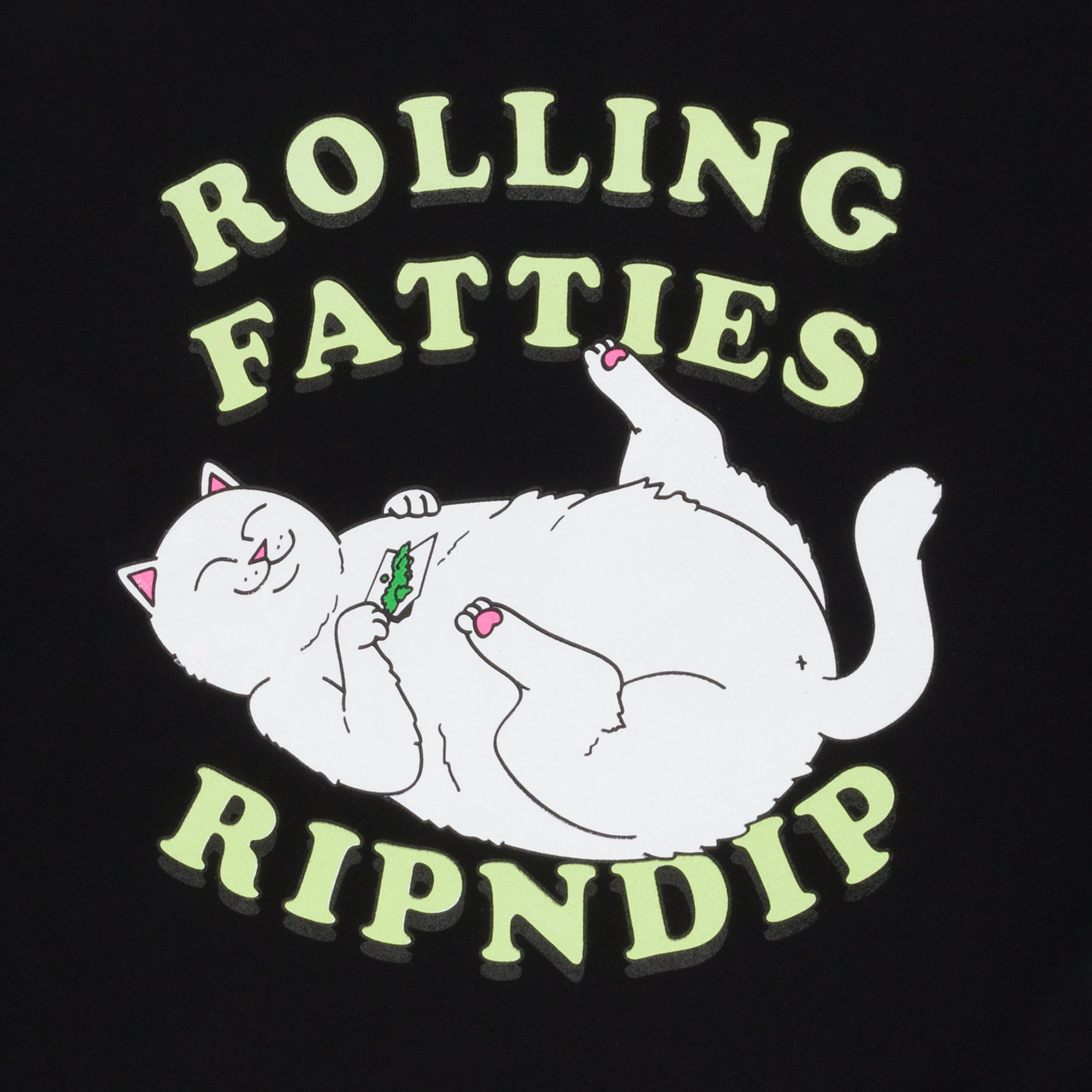RIPNDIP Rolling Fatties Hoodie (Black)