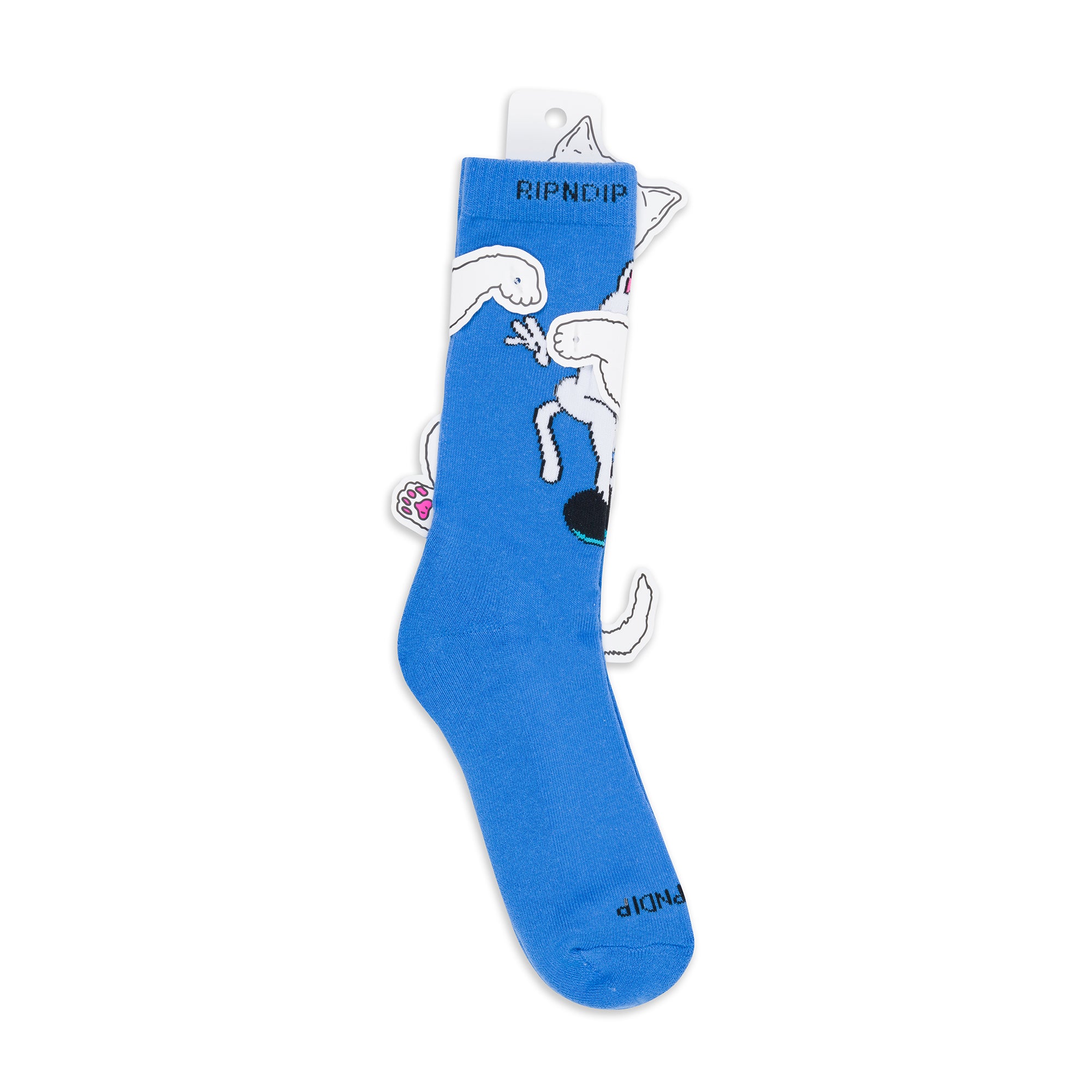 RipNDip Skater Nerm Socks (Slate Blue)