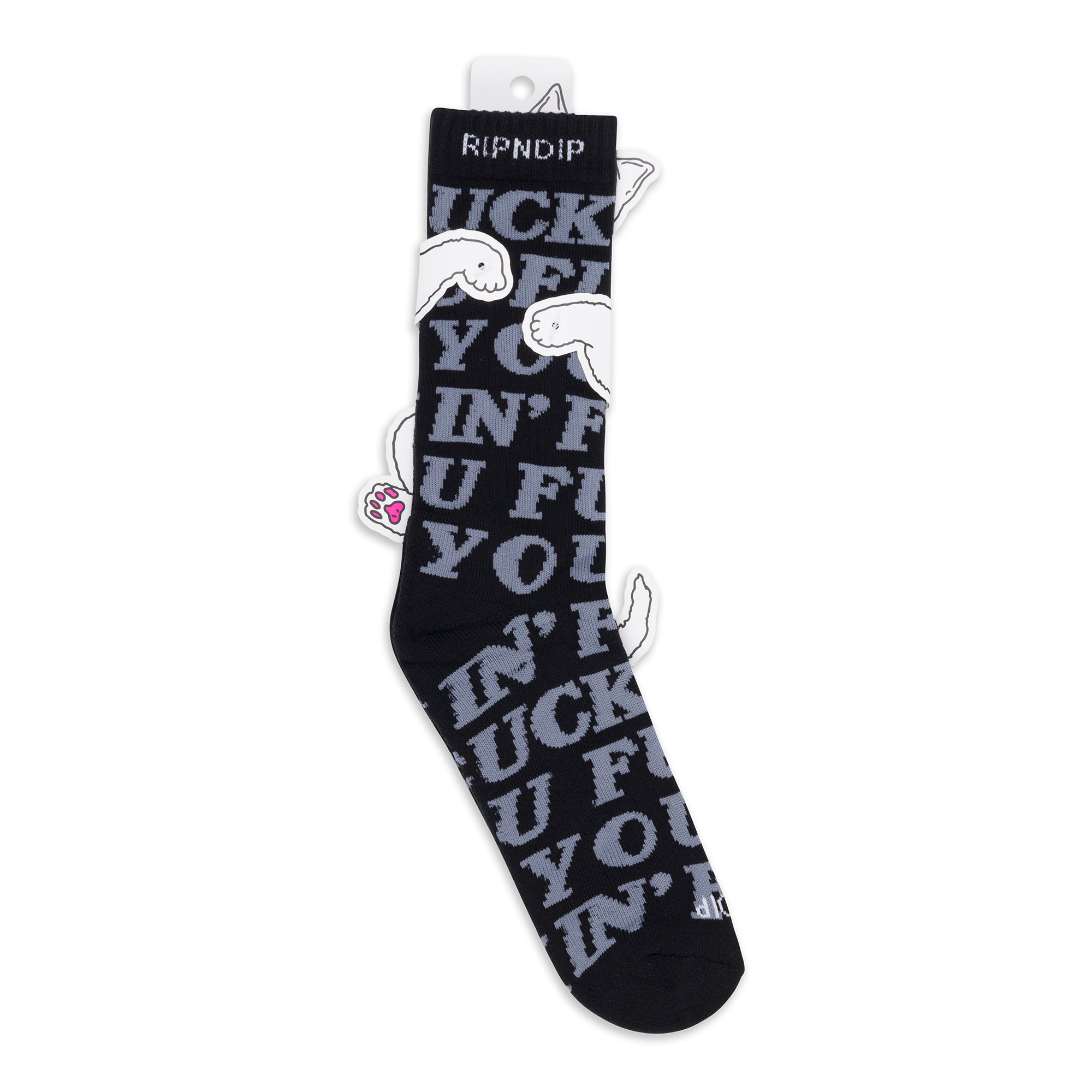 Fuckin Fuck Socks (Black)