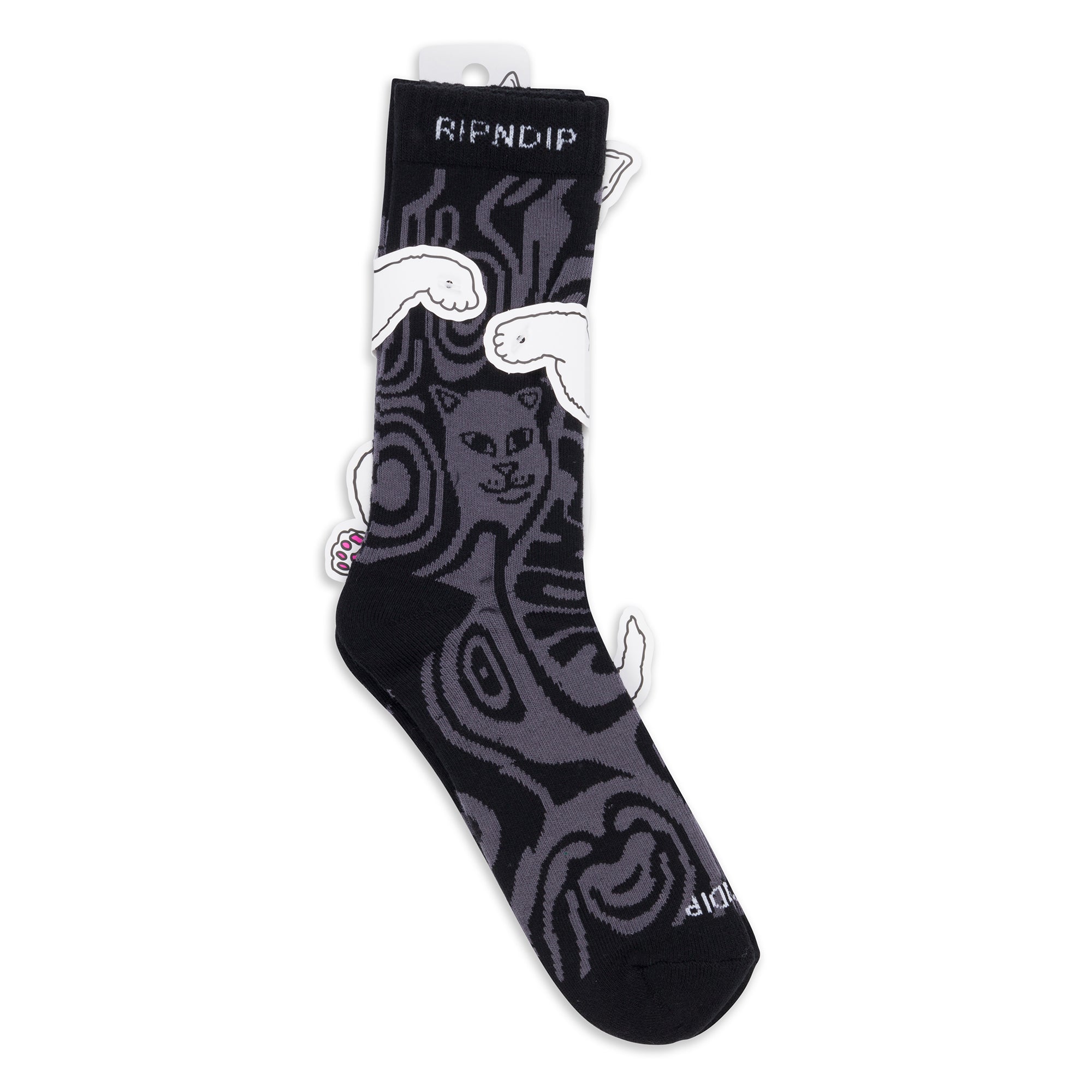 RipNDip Hypnotic Socks (Black)