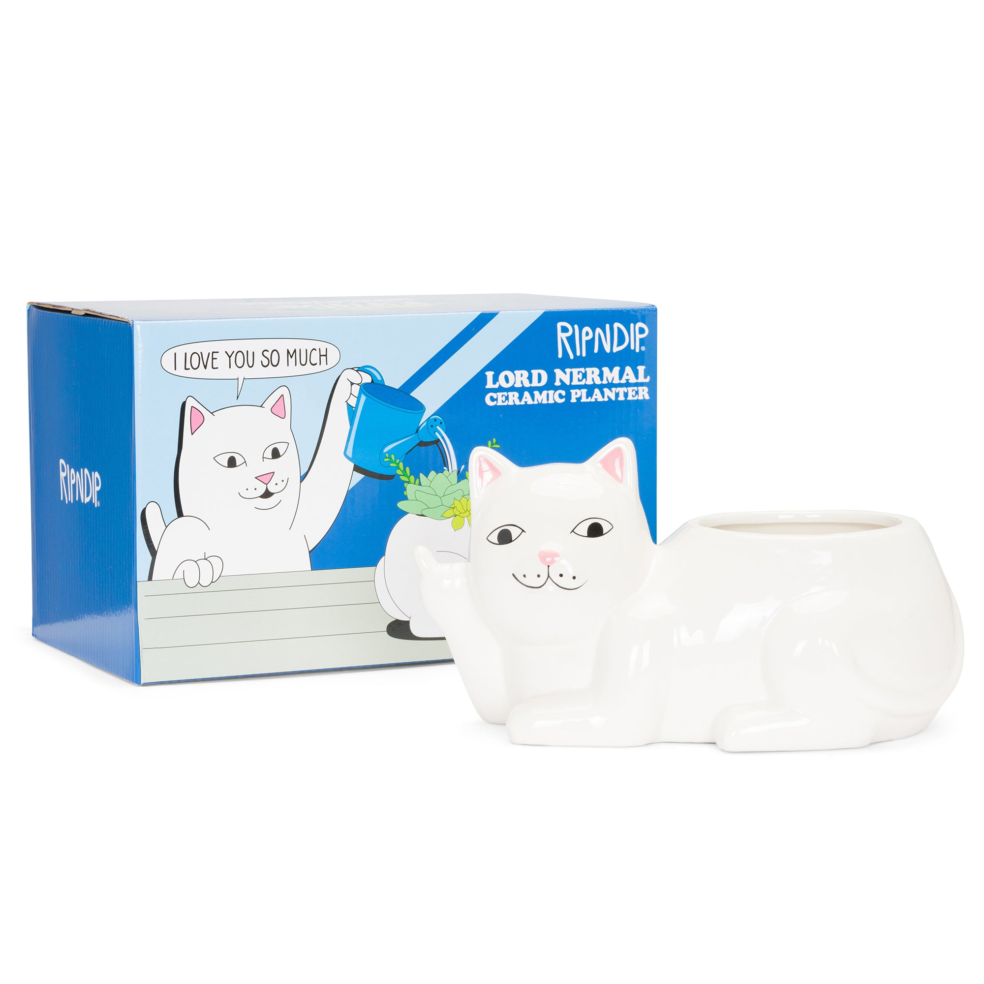 RipNDip Lord Nermal Ceramic Planter (White)