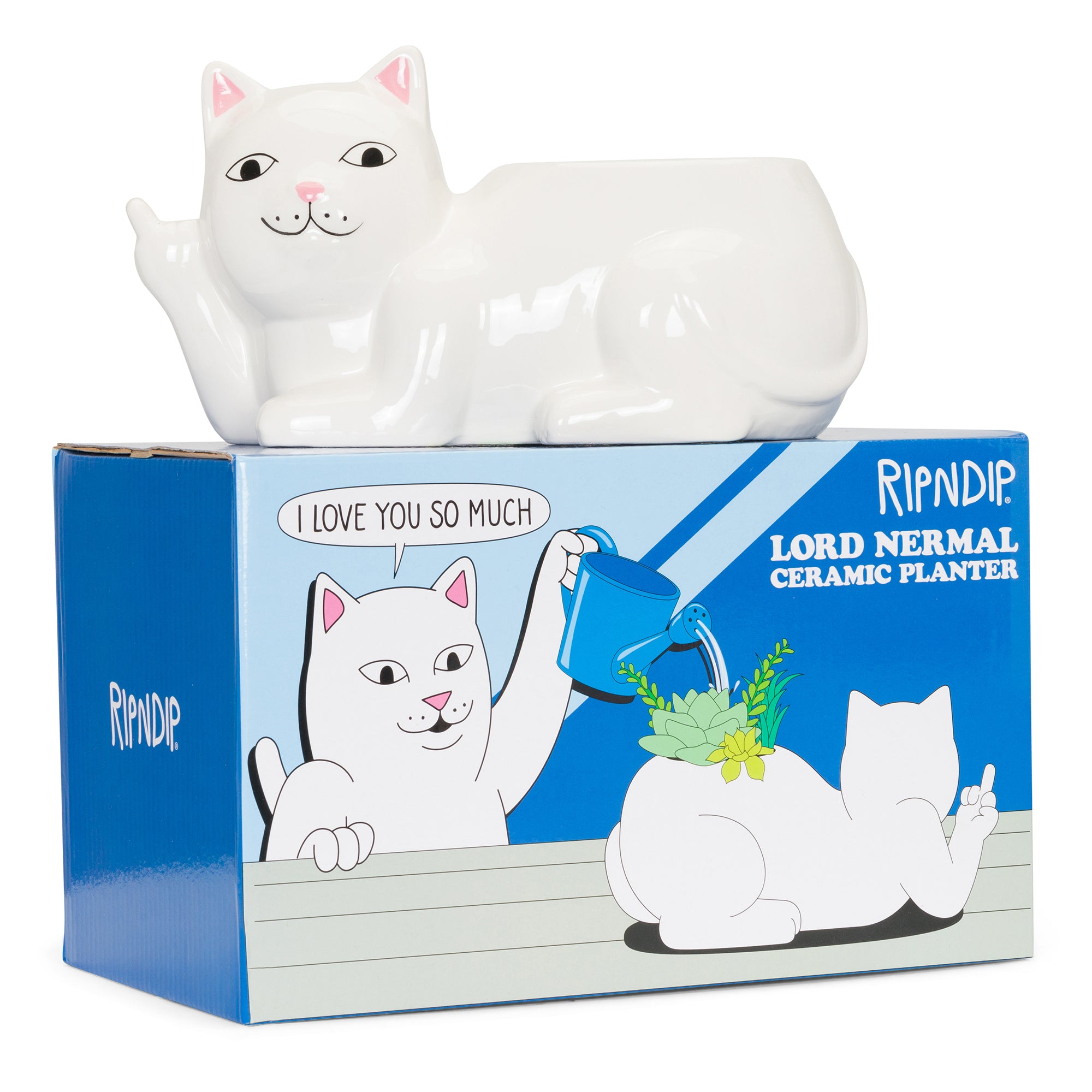 RipNDip Lord Nermal Ceramic Planter (White)