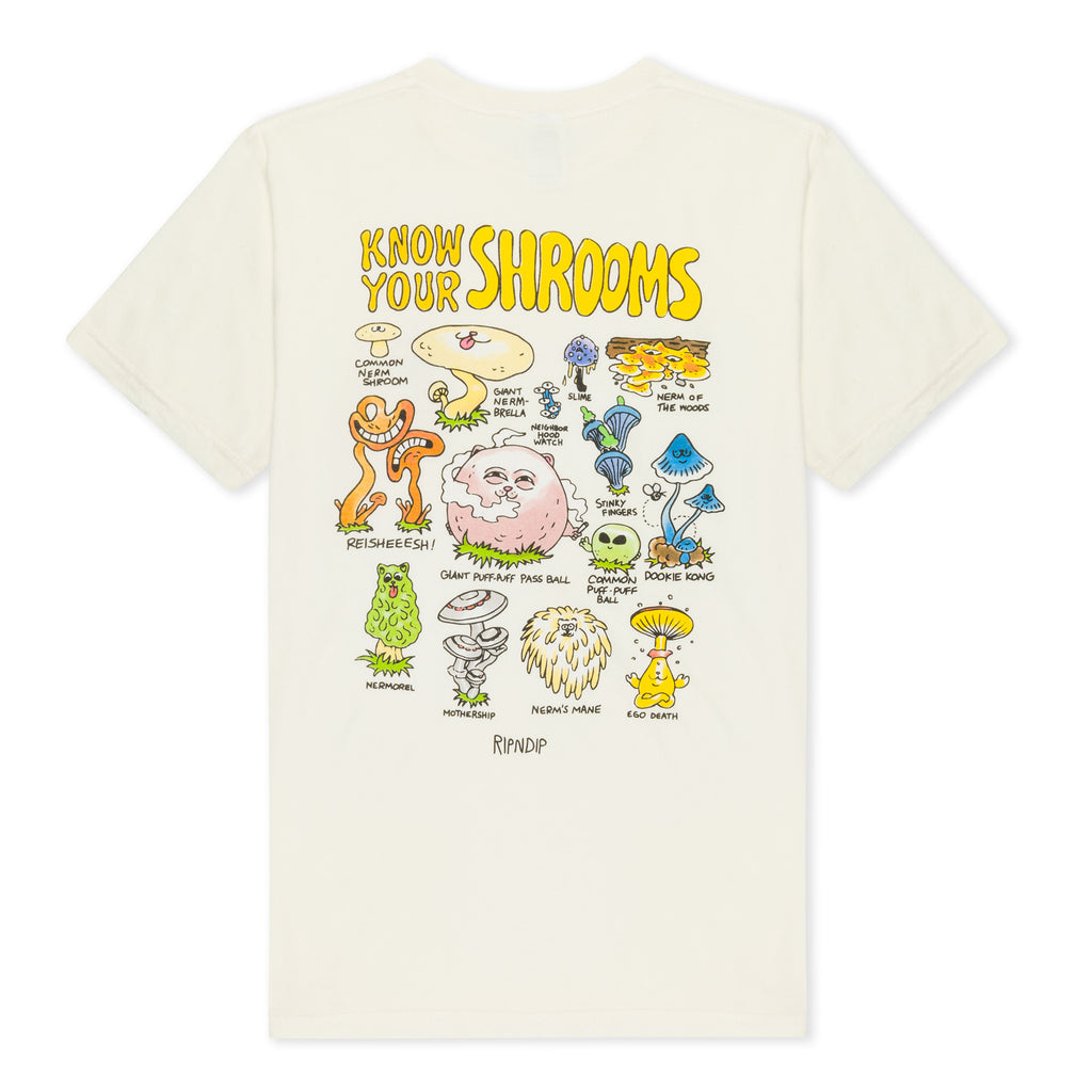 Know Ur Shrooms Tee (Natural) – RIPNDIP