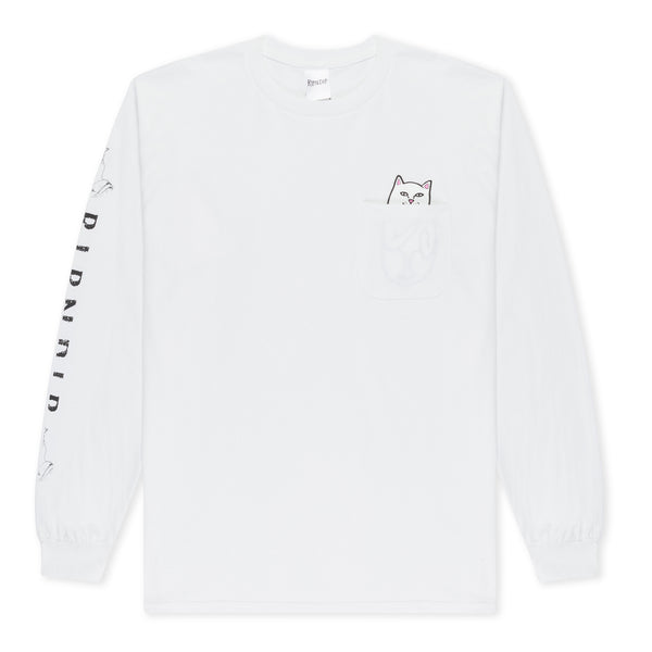 Lord Nermal Pocket L/S (White) – RIPNDIP