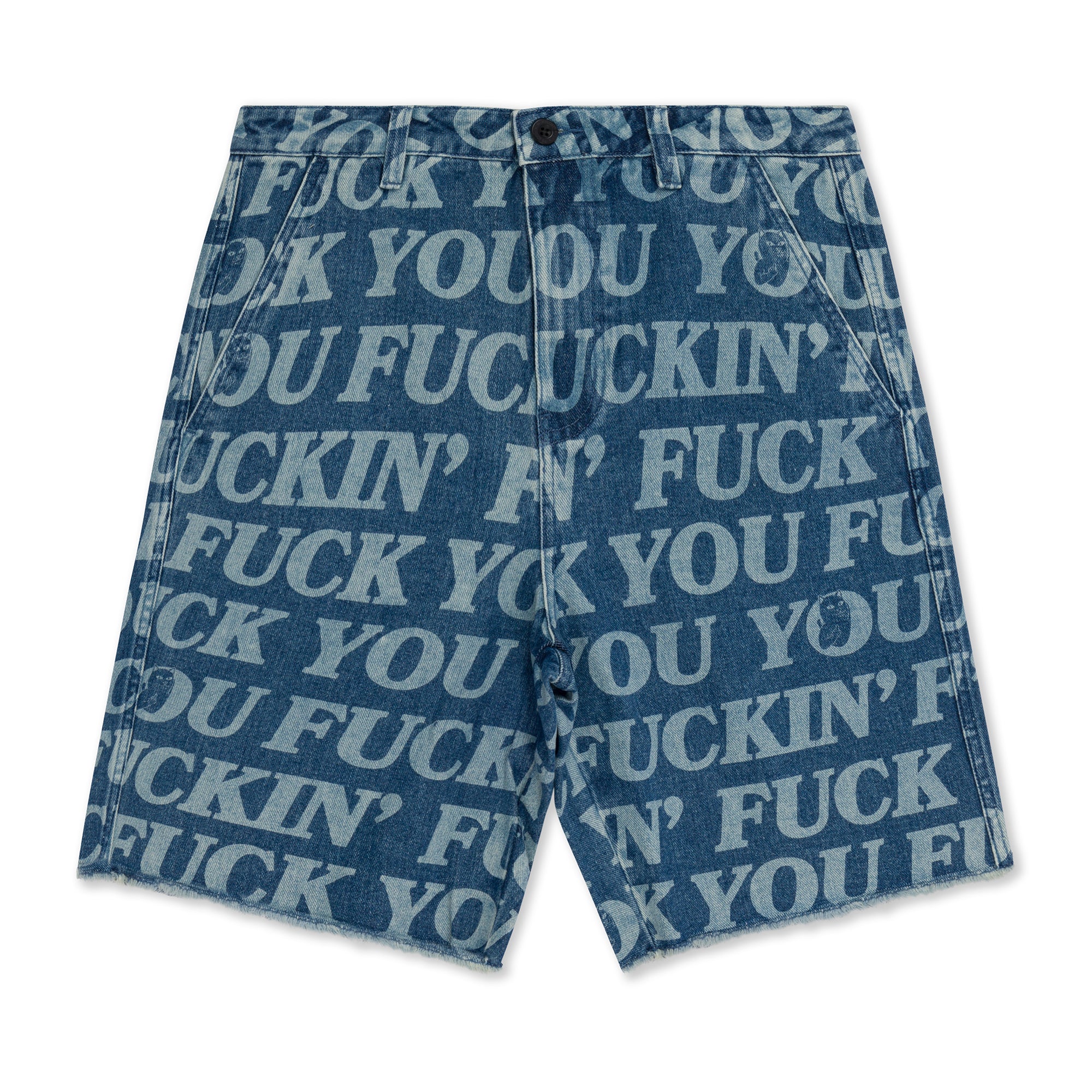 RipNDip Fuckin Fuck Denim Shorts (Medium Wash)