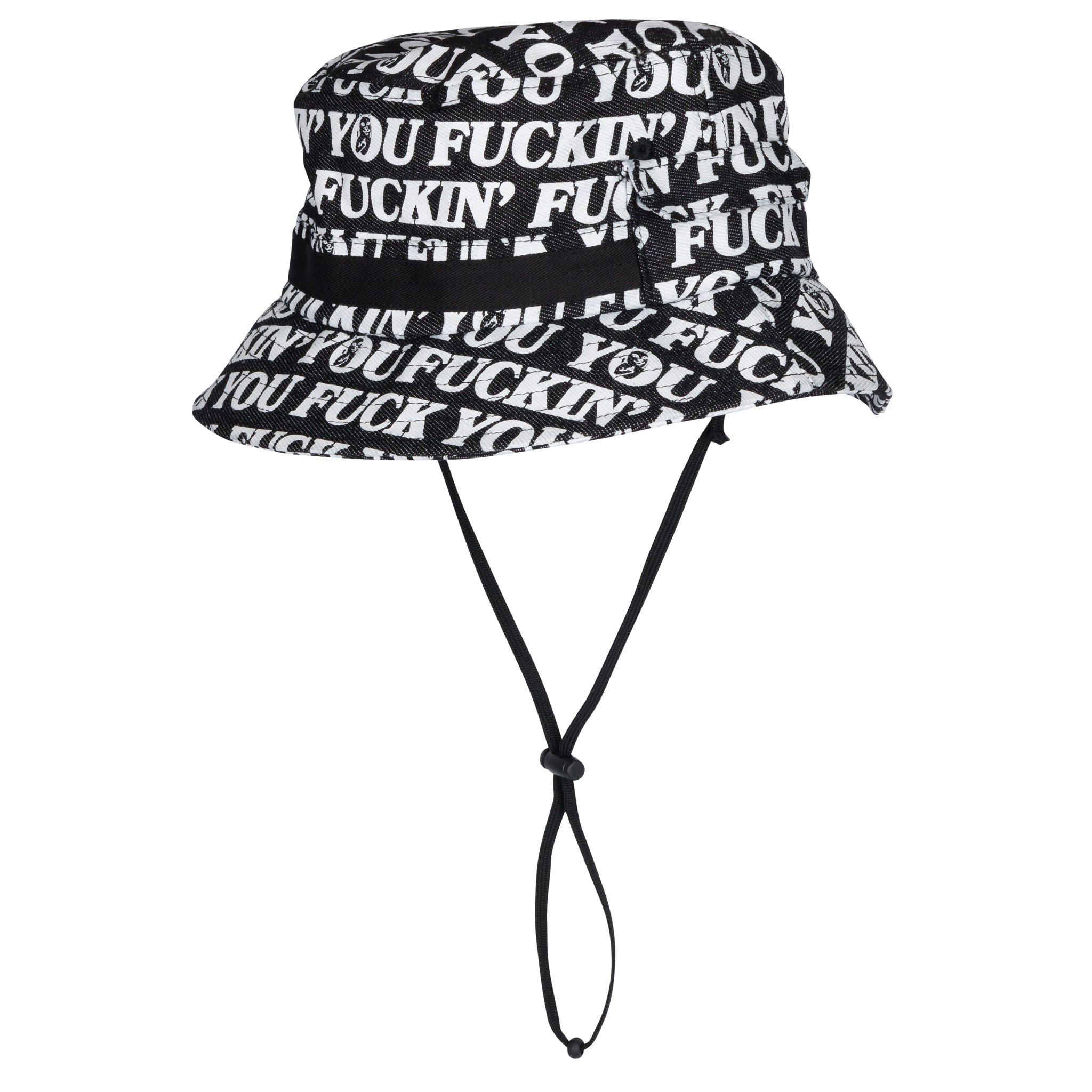Fuckin Fuck Boonie Denim Hat (Black)