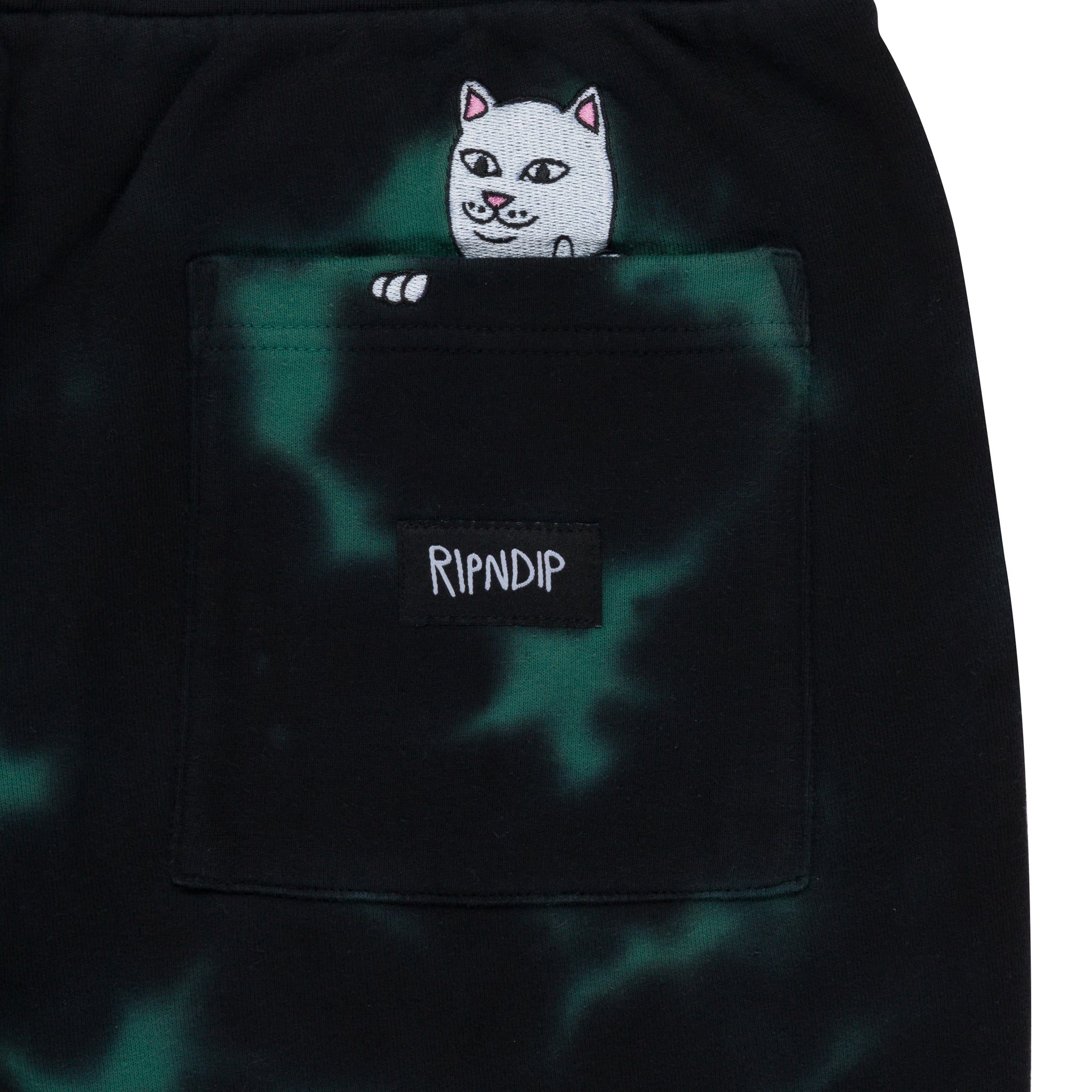 RIPNDIP Ripntail Sweatpants (Green/Black Tie Dye)